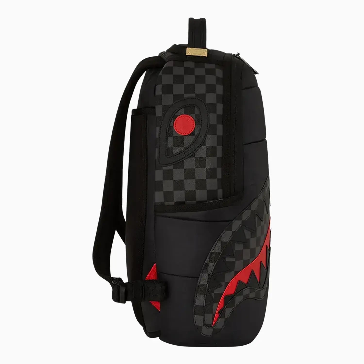 Stylish Black Puffer Check Backpack for Women & Men - Water-Resistant Laptop Backpack with USB Charging Port - Perfect for School, Travel, and Daily Commute