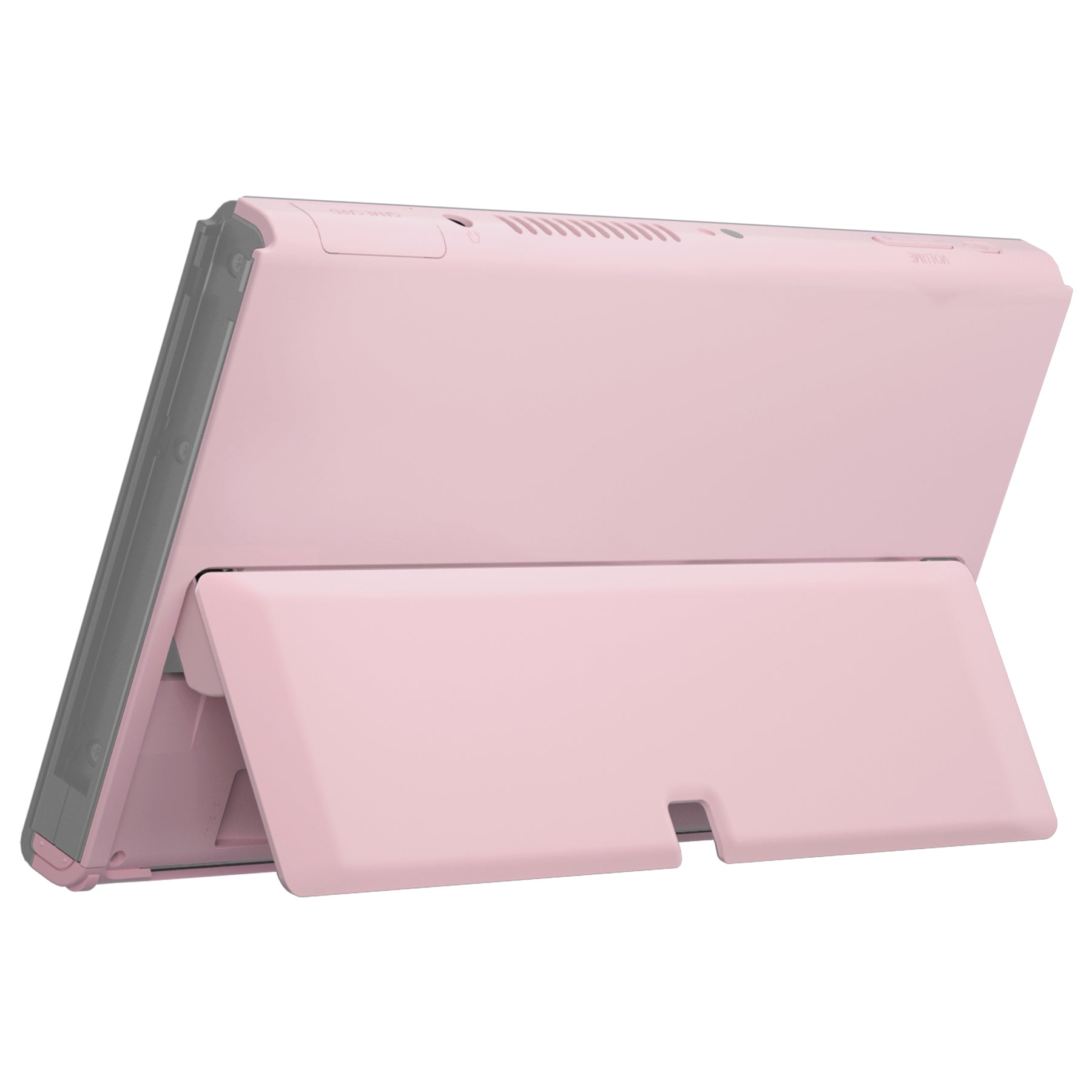 eXtremeRate Cherry Blossom Pink Nintendo Switch OLED Back Plate Replacement Shell with Kickstand - DIY Custom Housing Case for Console (Console & Joy-Cons Not Included) | Gaming Accessories for Women, Anime Fans & Custom Builds