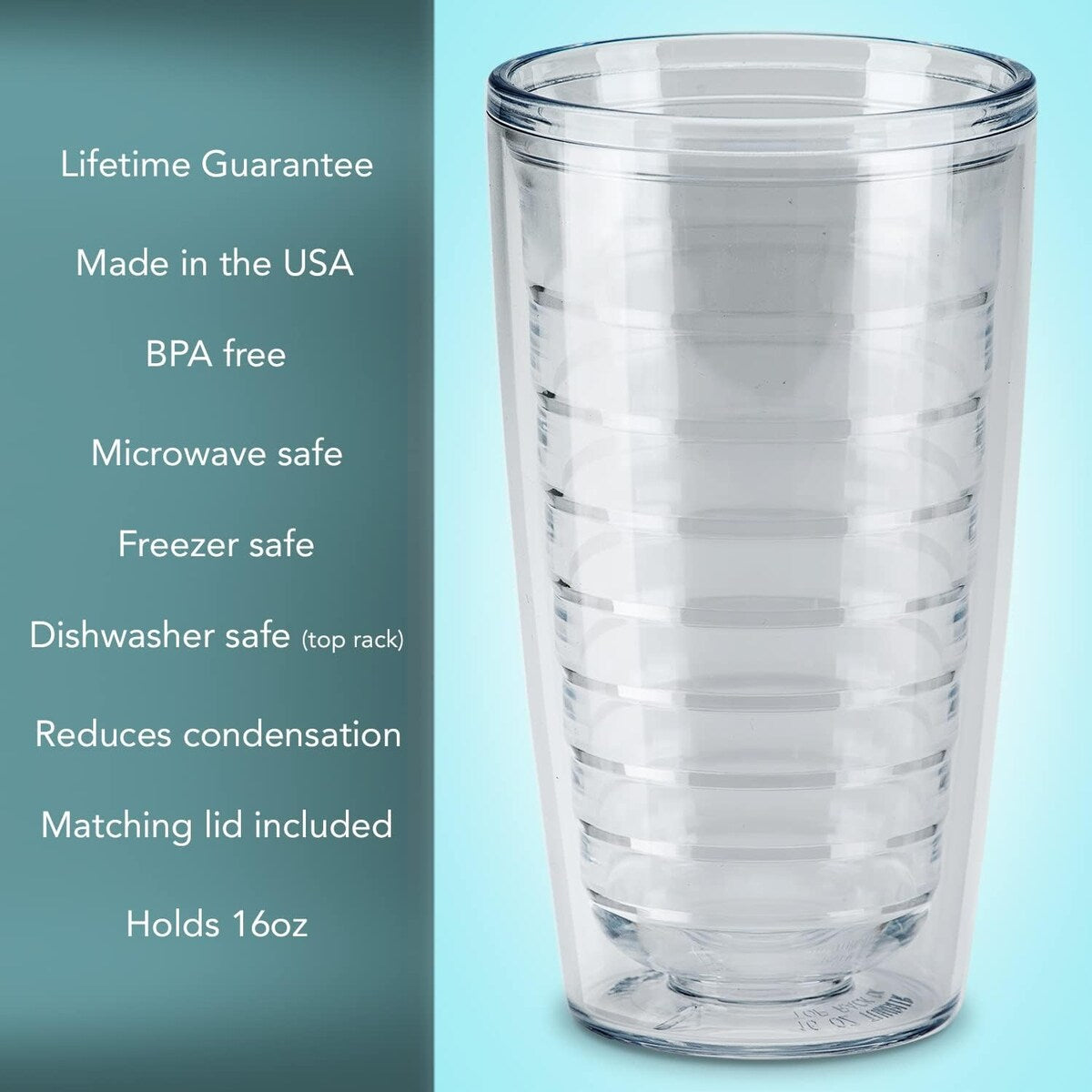 Betsy Ross Flag Skull Design 16oz Double Wall Insulated Unbreakable Plastic Tumbler with Lid - Microwave & Dishwasher Safe - Perfect for Patriotic Parties, Outdoor Events & Office Use