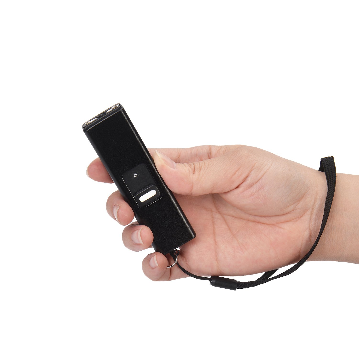 REAX Stun Gun Keychain for Women - USB Rechargeable Self Defense Stun Gun with LED Flashlight & High Voltage Protection | Perfect for Night Jogging, Parking Lot Safety & Personal Protection