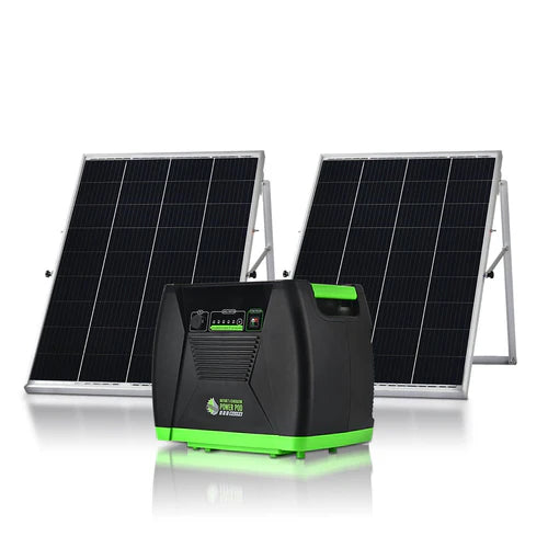 Nature's Generator Elite Power Add-On Bundle – Portable Solar Generator for Home Backup, Camping & Emergency Power – Reliable Off-Grid Energy Solution
