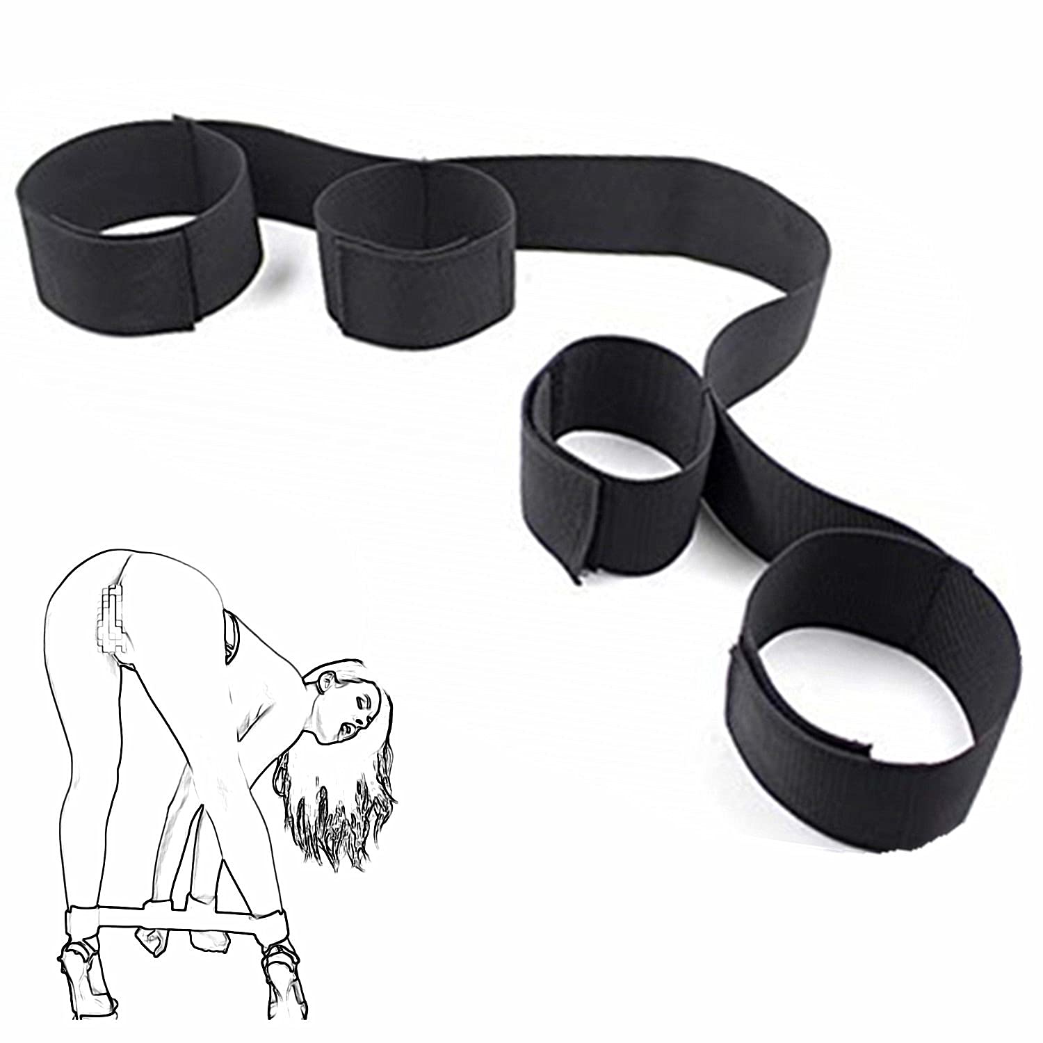 LY2R Premium Bondage Restraints - Adjustable BDSM Handcuffs & Sex Toys for Couples - Perfect for Spicing Up Your Bedroom, Role Play, and Sensual Exploration
