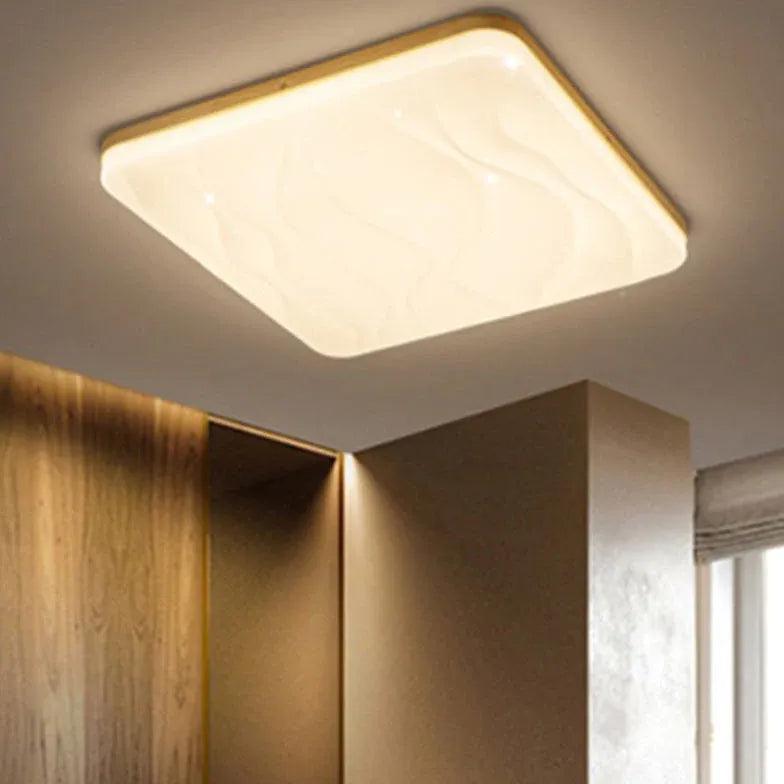 Soft Light Square LED Flush Ceiling Lights - Modern Energy-Efficient Lighting for Living Room, Bedroom & Kitchen - Dimmable Ultra-Thin Design for Home & Office