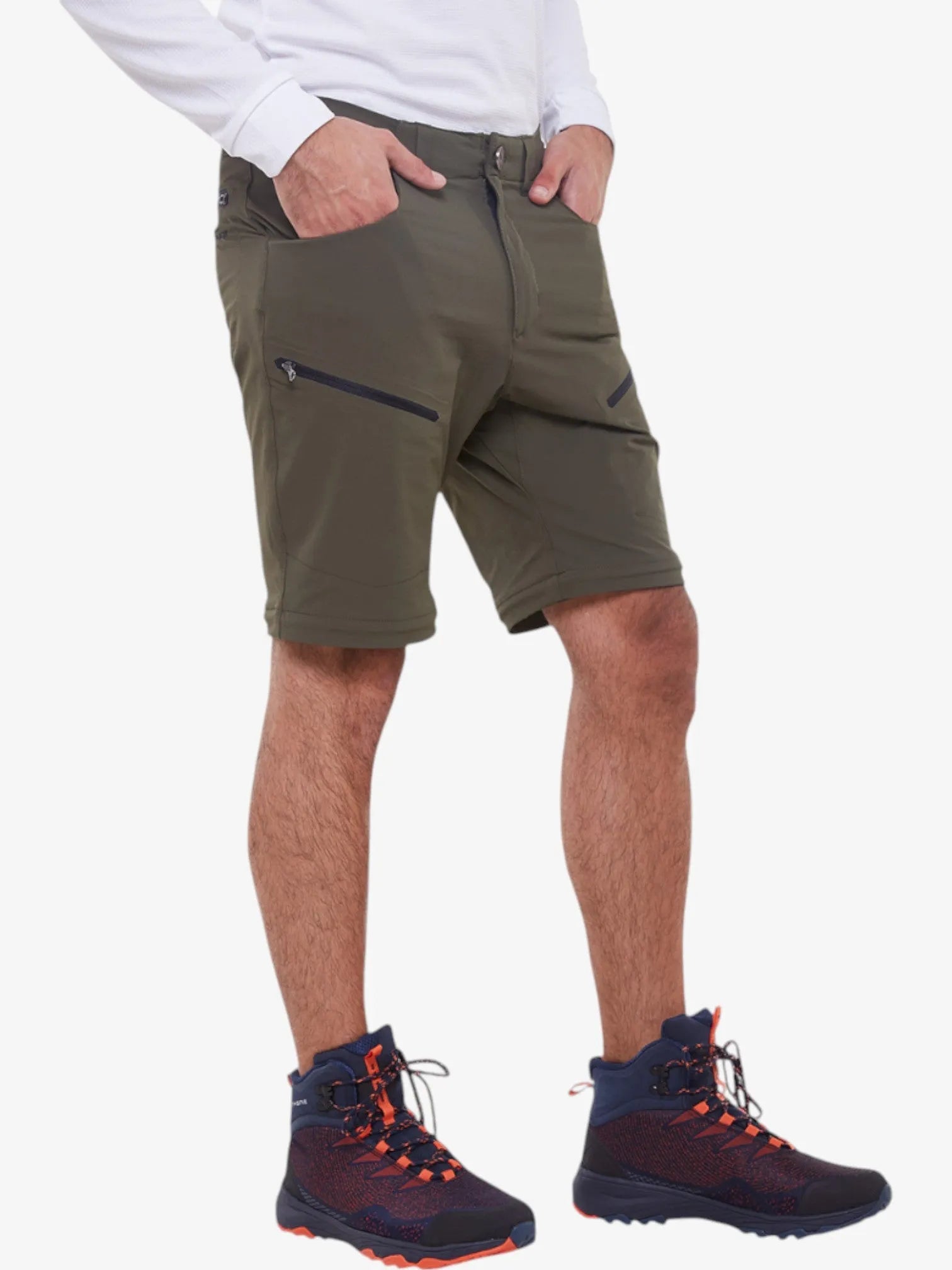 Katmandu Trekking Convertible Pants - Military Green Hiking & Outdoor Adventure Pants for Men & Women | Perfect for Camping, Backpacking & Travel