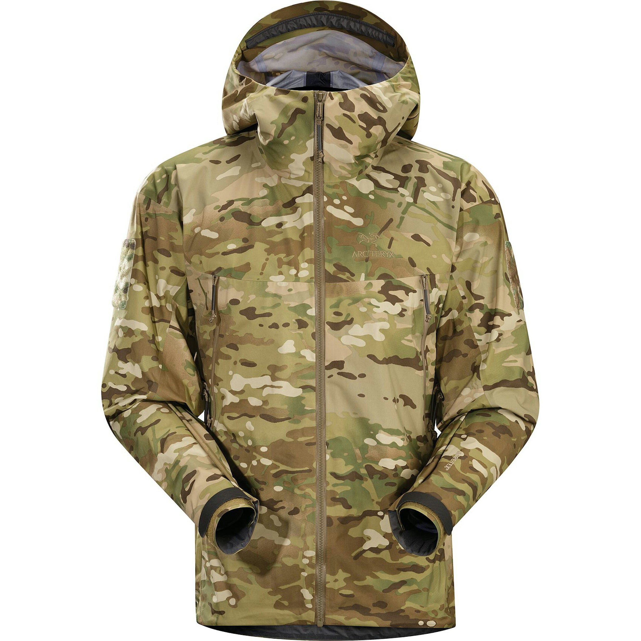 Arc'teryx LEAF Alpha LT Jacket Gen 2.1 MultiCam for Men - Waterproof Tactical Jacket for Hiking & Outdoor Adventures | Like New Condition