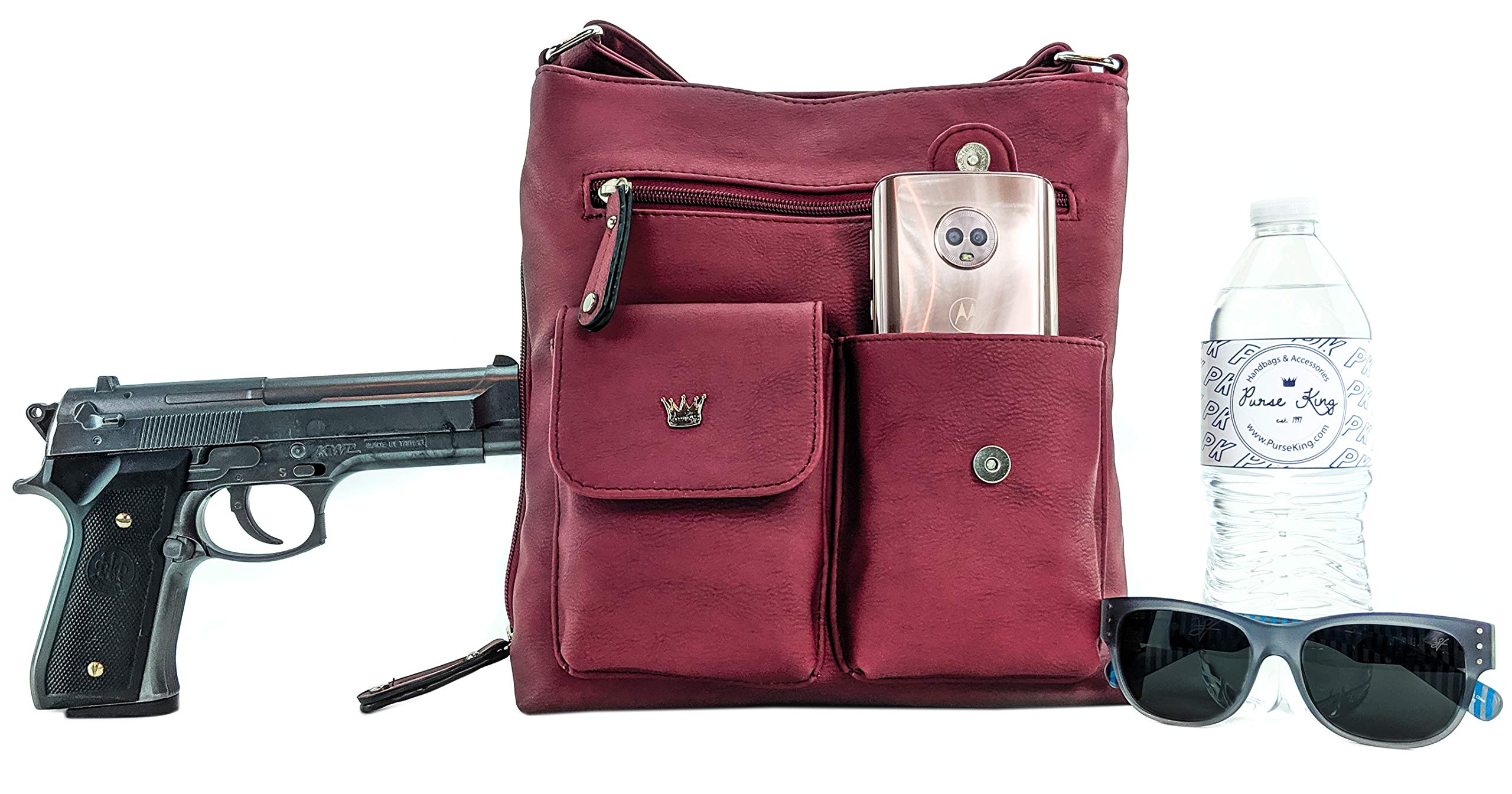 Colt CCW Concealed Carry Handbag - Women's Tactical Crossbody & Shoulder Purse for Self Defense | Perfect for Everyday Carry, Travel & Outdoor Activities
