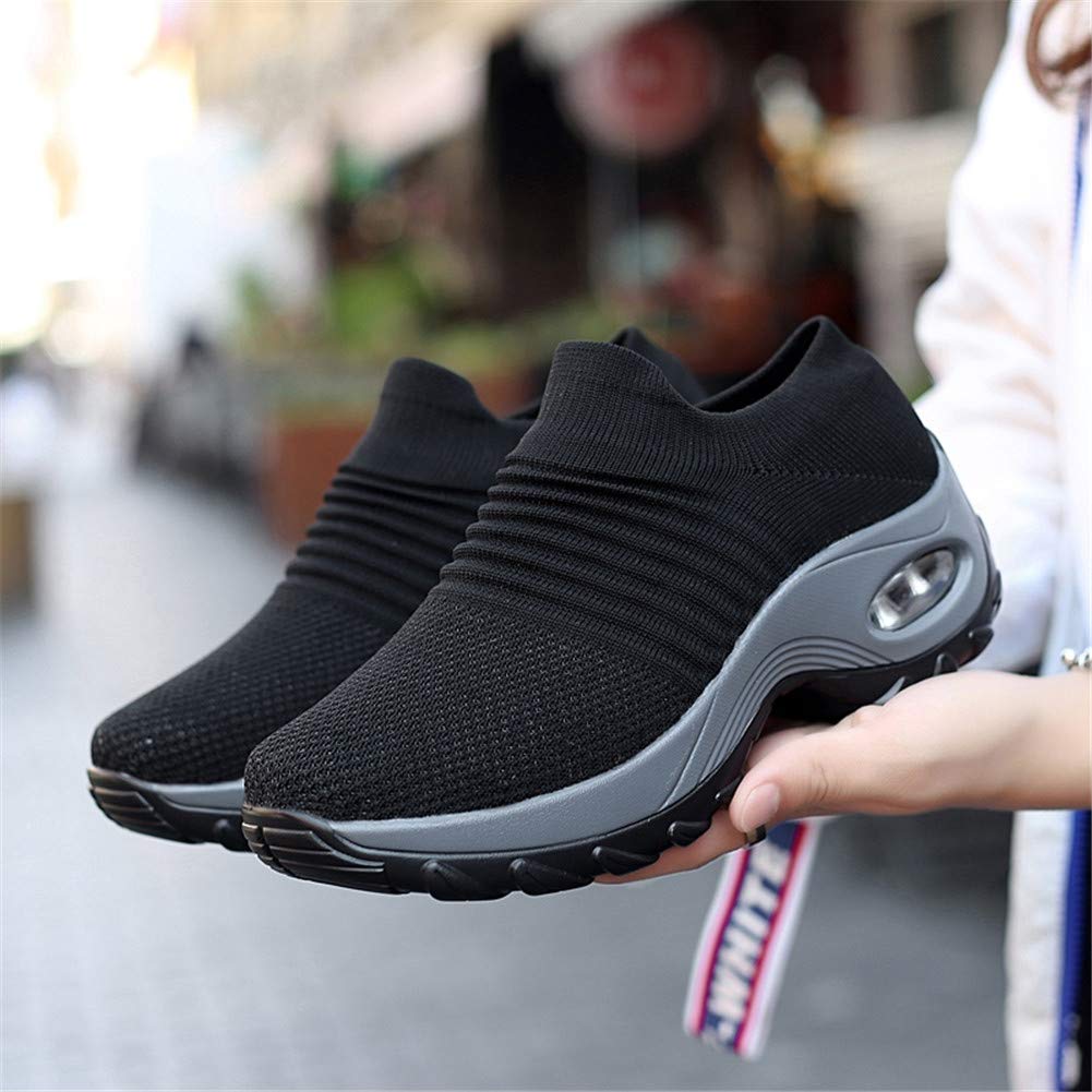 LEADER SHOW Women's Slip-On Loafers - Comfortable Casual Walking Shoes for Nurses, Fashion Platform Sneakers | Perfect for Work, Travel & Everyday Wear