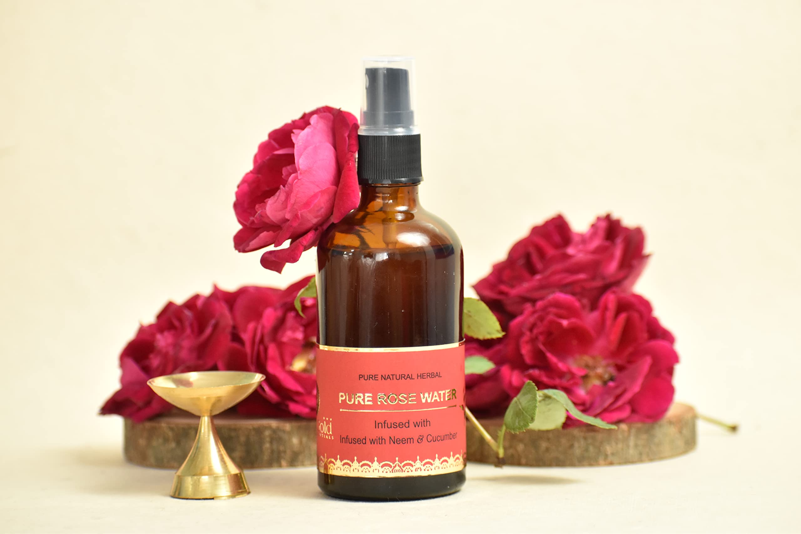 Luxurious Tapas Body Massage Oil - 100% Natural Bengal Rose & Saffron Infusion - 100ML | Ancient Ayurvedic Recipe for Deep Hydration & Relaxation | Perfect for Couples Massage, Spa Nights & Self-Care Rituals