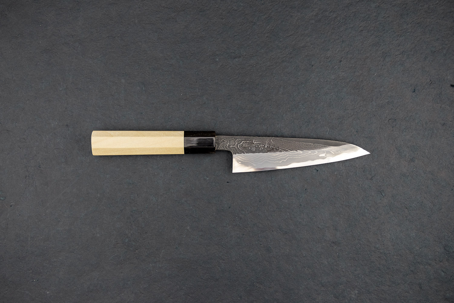 Premium Tsukasa Hinoura River Jump Petty Knife 135mm - Japanese High Carbon Steel Kitchen Knife for Precision Slicing, Chopping & Garnishing - Perfect for Chefs & Home Cooks