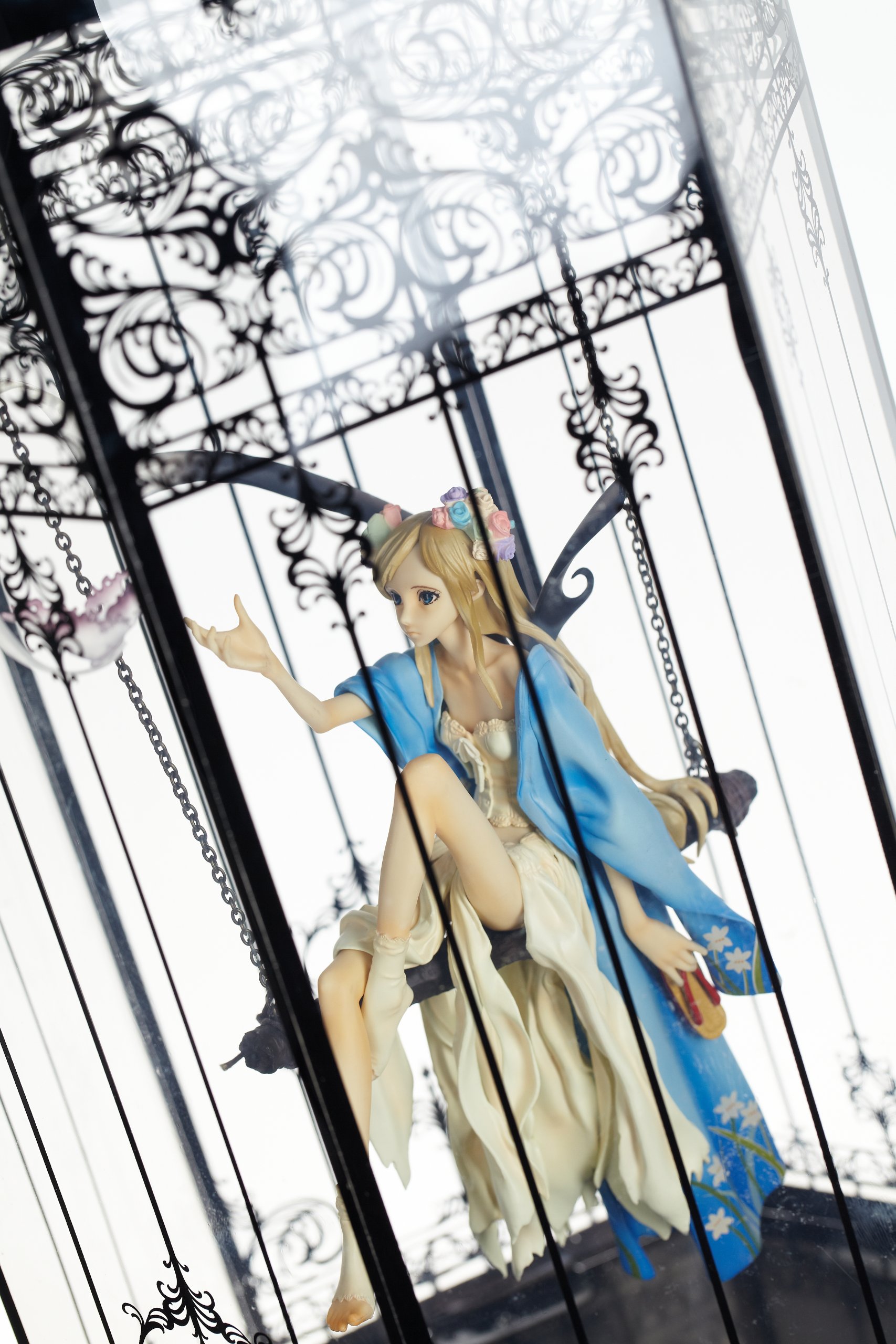 Torikago no Shoujo PVC Statue - Questioners Birdcage Girl Anime Figure 15cm, Perfect for Anime Collectors & Home Decor Display