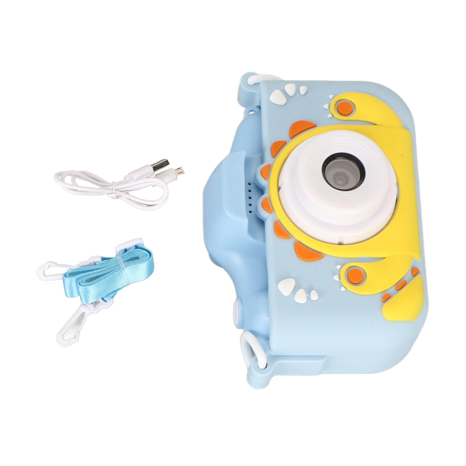 40MP Yctze Blue Digital Camera for Kids - Dual HD Lenses, 2.4