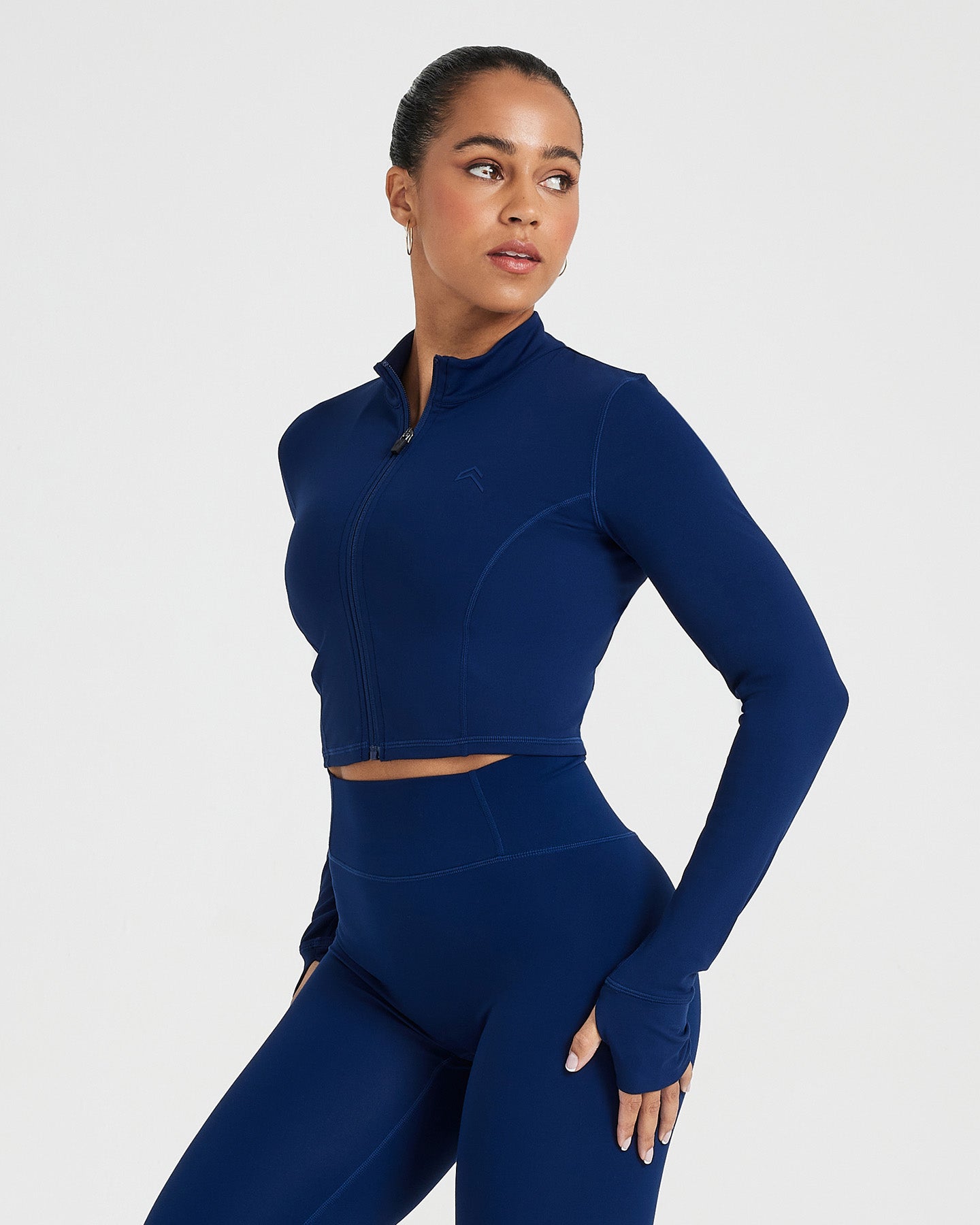 Timeless Women's Crop Jacket in Midnight Black | Lightweight Fashion Outerwear for Spring & Fall | Perfect for Casual Outings, Date Nights & Office Wear