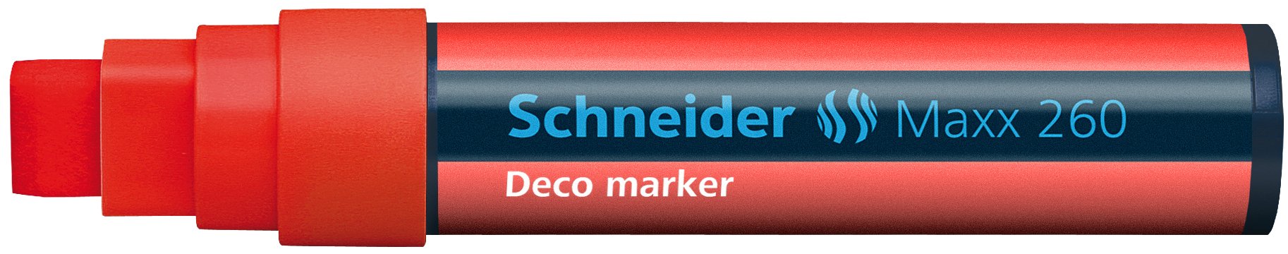 Schneider Maxx 260 Premium Chalk Markers - Pack of 5 Vibrant Red Liquid Chalk Pens for Whiteboards, Glass, Windows & Signs - Ideal for Restaurants, Classrooms, Offices & Retail Displays