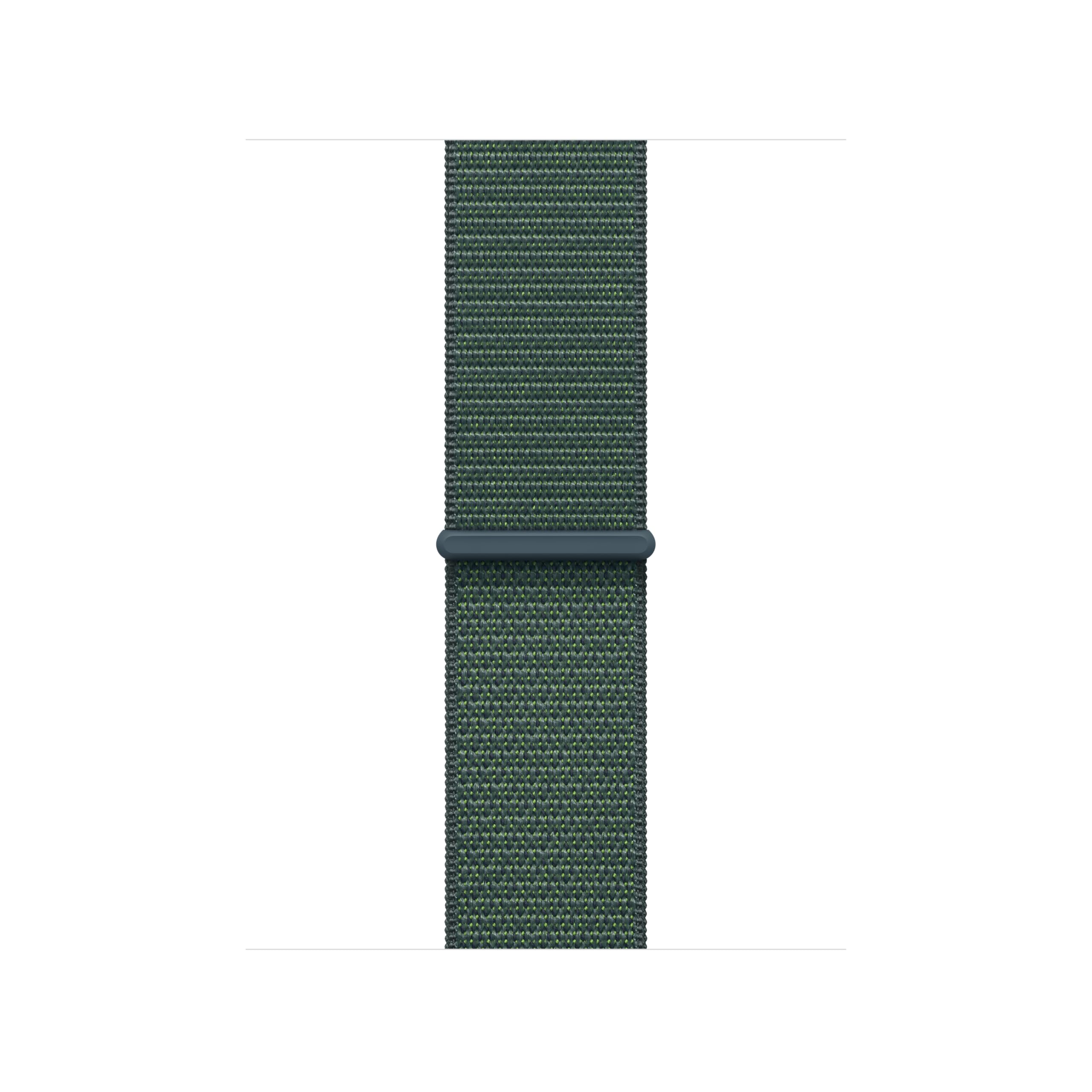 Apple Watch Band 42mm Sport Loop - Soft Nylon Strap for Apple Watch Series 1-9, Comfortable & Adjustable Lake Green Wristband - Perfect for Running, Workouts & Daily Wear
