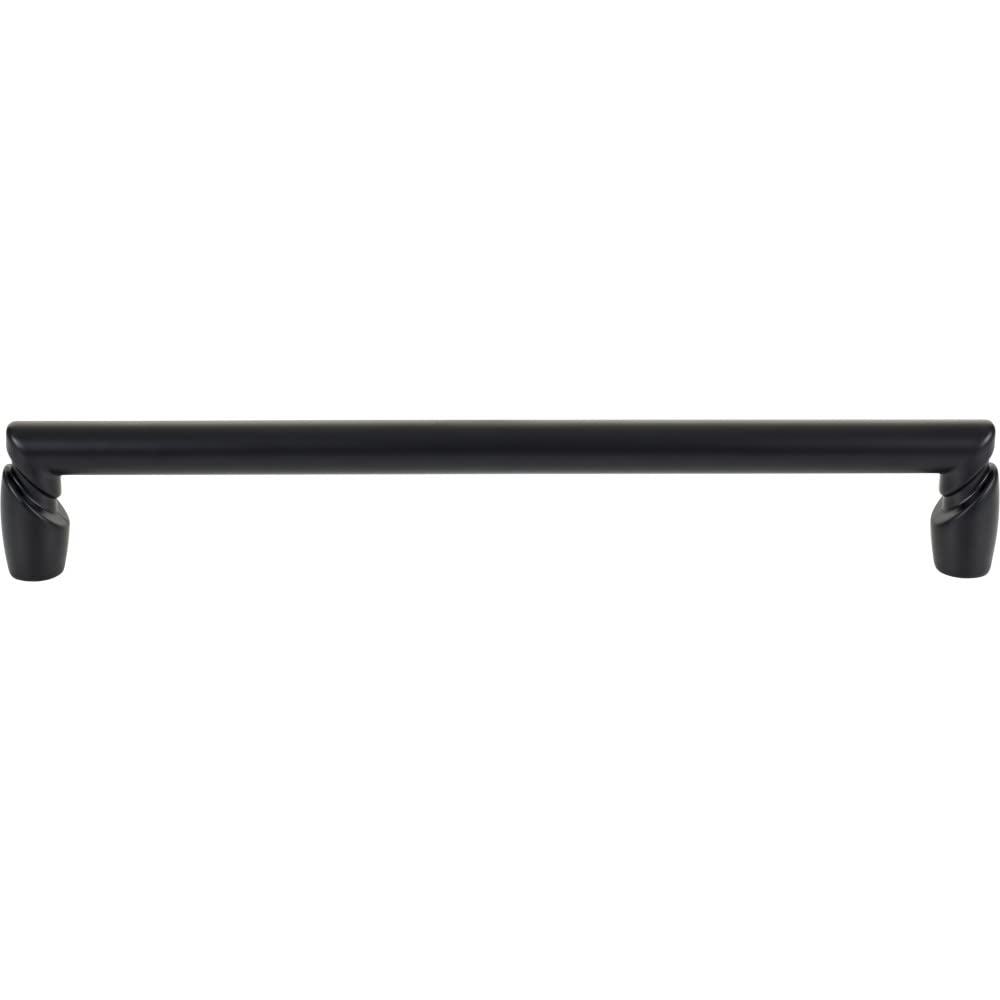 Top Knobs Florham 12-Inch Appliance Pull in Flat Black – Perfect for Kitchen Cabinets, Drawers & Modern Home Decor