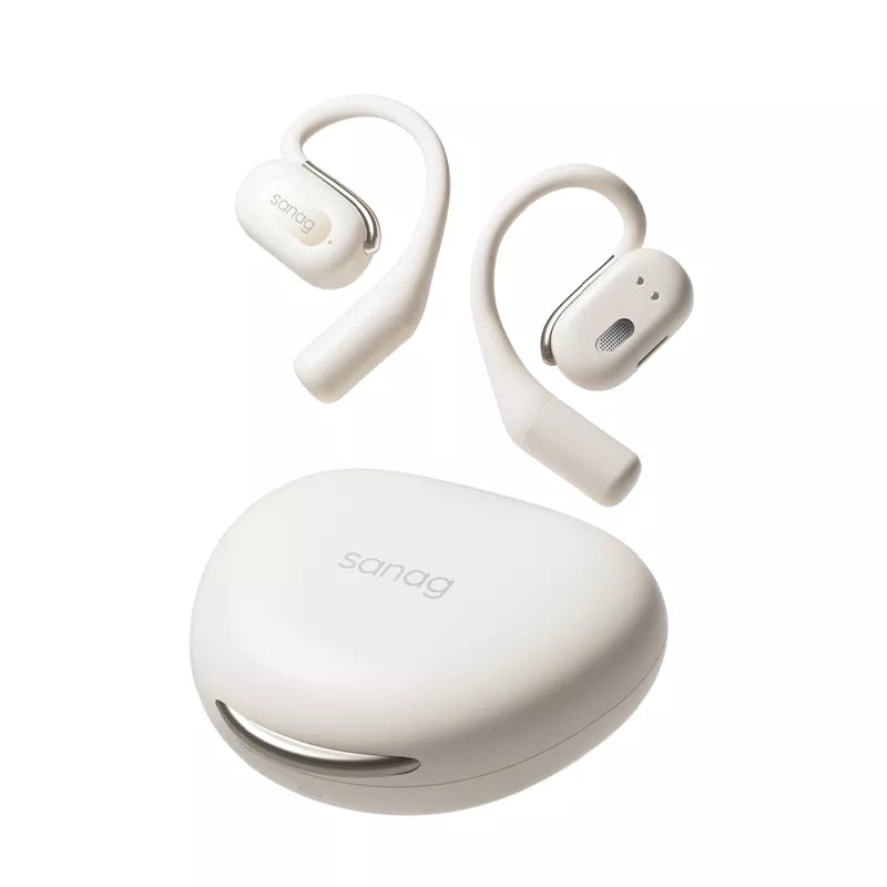 Sanag G56S Wireless Bluetooth Headphones with Ear Hook - Open Ear Air Conduction for Running, Cycling & Workouts - Sweatproof Sport Earbuds for Gym, Outdoor Activities & Travel