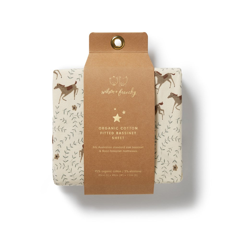 Organic Bassinet Sheet for Horses - Soft, Breathable & Hypoallergenic - Perfect for Foals, Stables & Veterinary Care