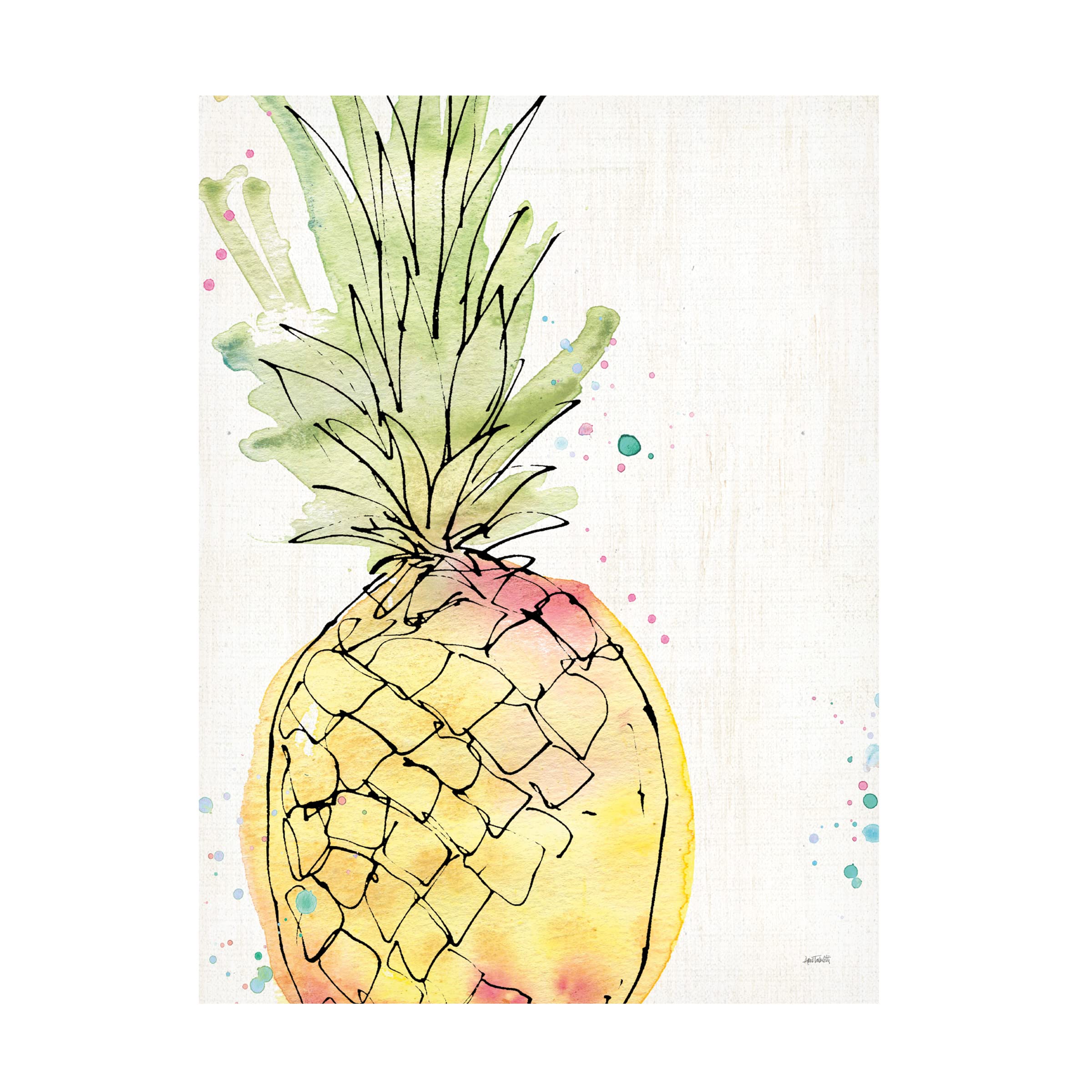 Anne Tavoletti 'Palm Passion VIII' Canvas Wall Art Print - Modern Tropical Home Decor for Living Room, Bedroom & Office
