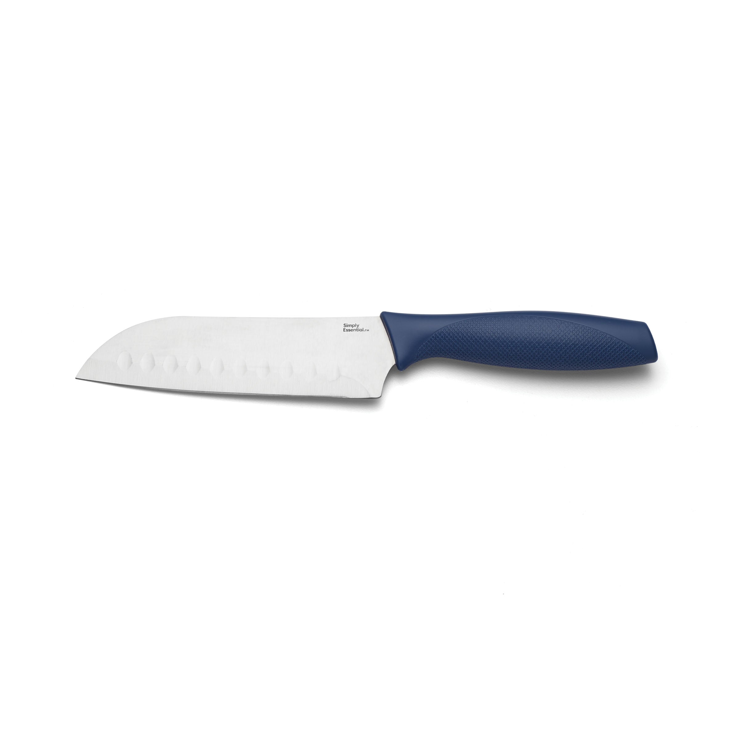 BBB Simply Essentials Santoku Knife - 7 Inch Japanese Kitchen Knife for Precise Chopping, Slicing & Dicing - Perfect for Vegetables, Fruits & Boneless Meats - Ideal for Home Chefs & Cooking Enthusiasts