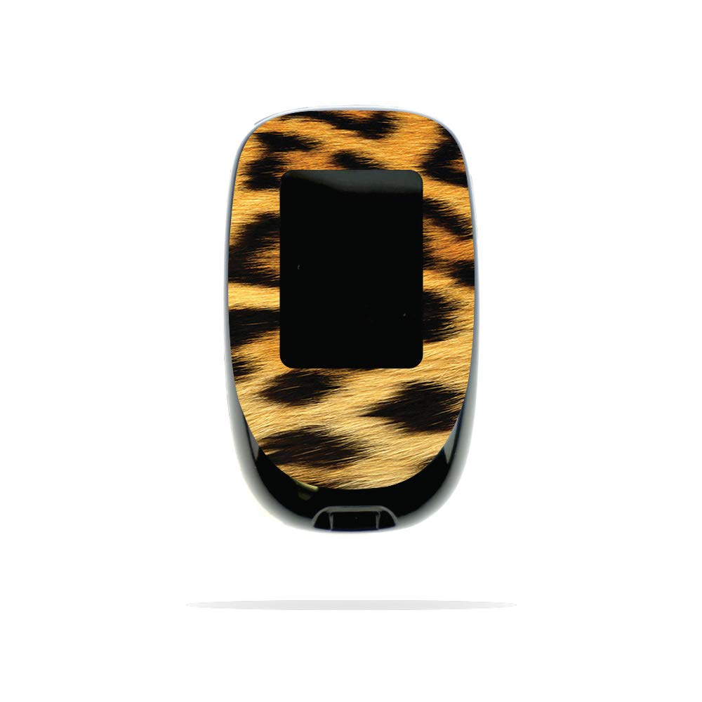 Accu-Chek Nano Vinyl Skin Wrap - Cheetah Print Protective Cover | Durable, Customizable Decal for Glucose Meter | Easy to Apply & Remove | Made in USA | Perfect for Diabetic Patients & Medical Device Protection