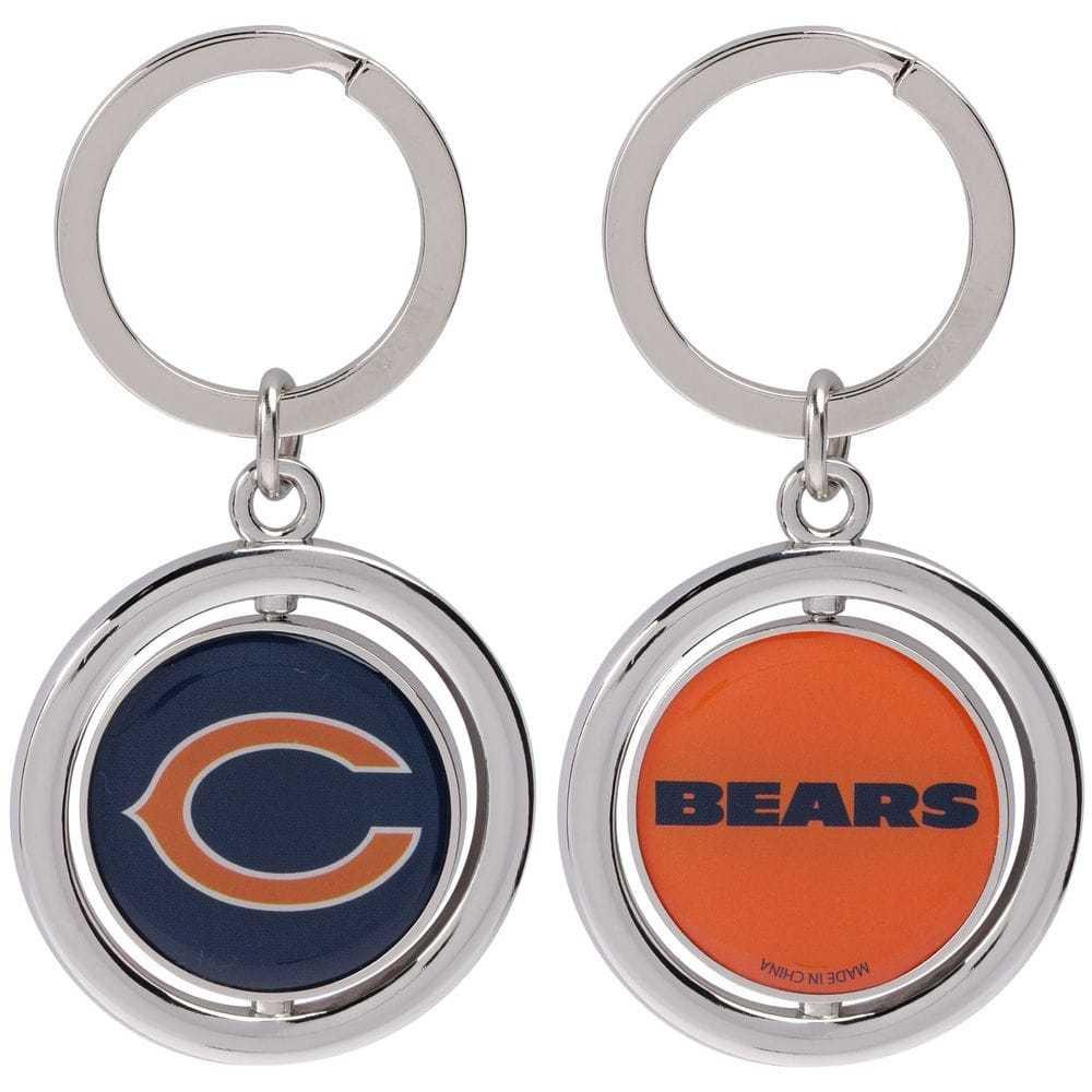 FOCO NFL Team Logo Spinner Keychain - Unisex Football Fan Gift for Men & Women - Perfect for Game Day, Car Keys, Backpacks & Gifts