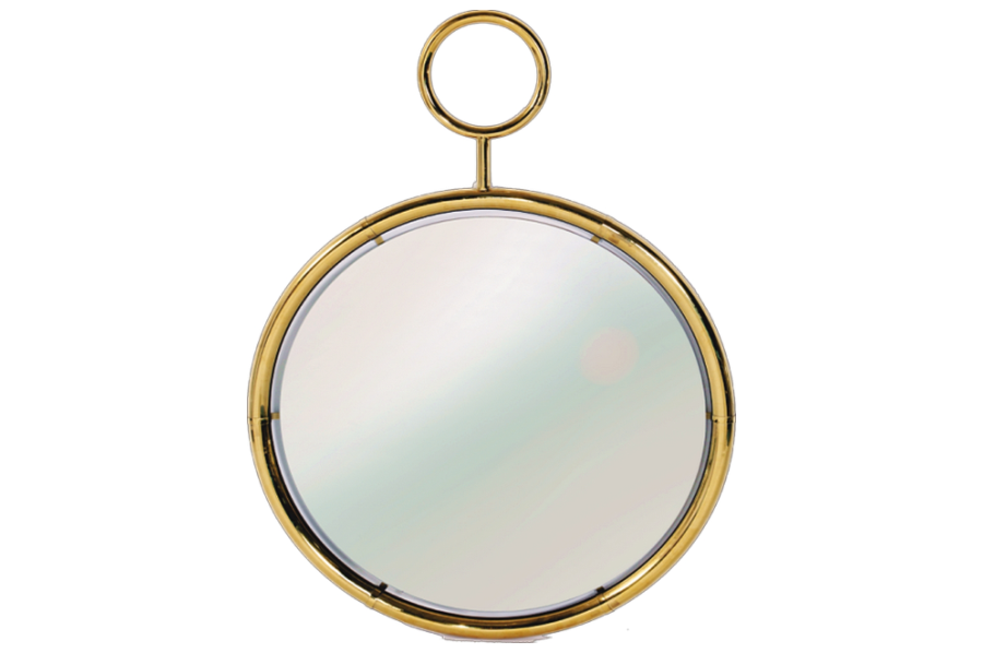 Bell Wall Mirror - Vintage Style Decorative Hanging Mirror for Bedroom, Living Room & Entryway - Perfect for Home Decor & Vanity Areas