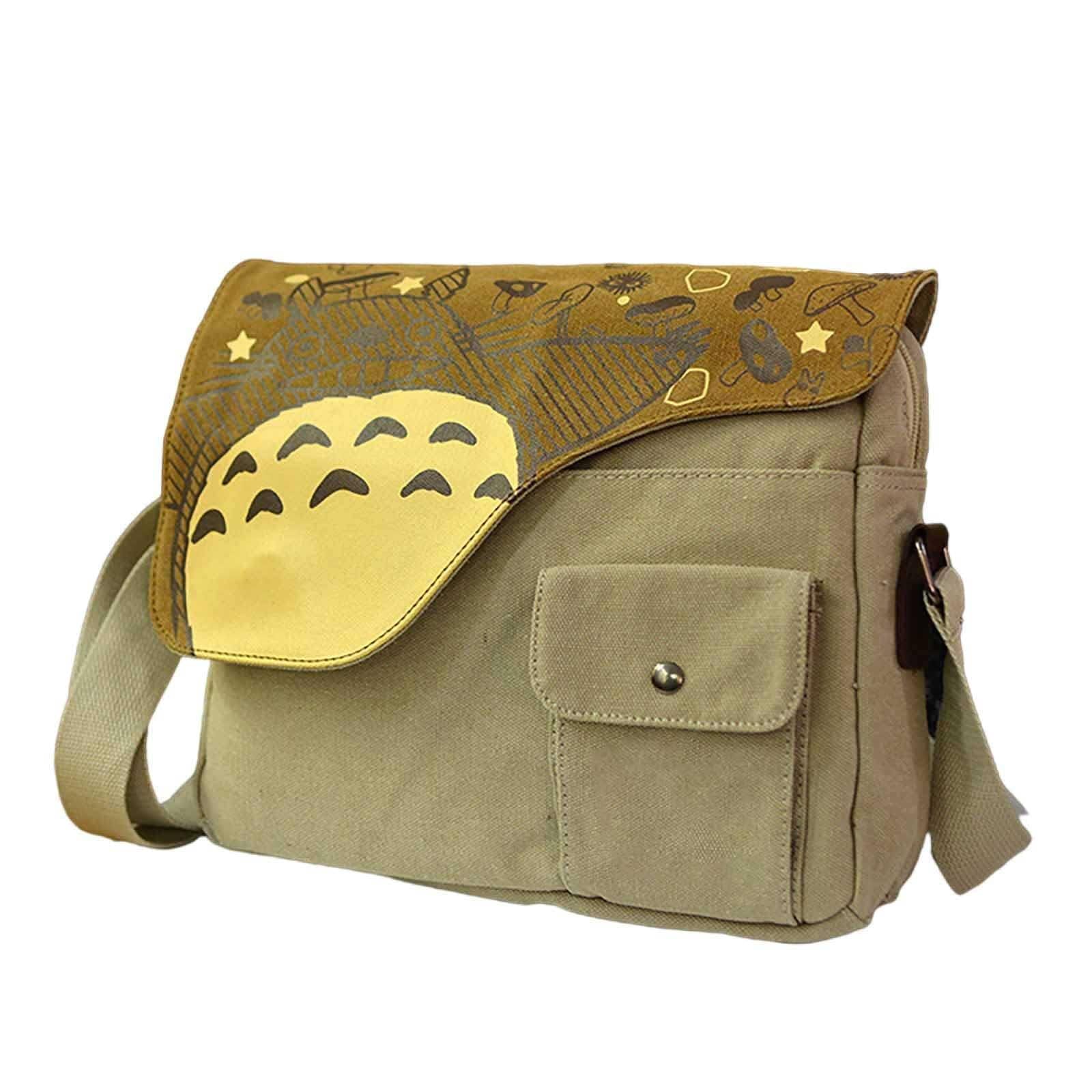 Japanese Anime Canvas Tote Bag - Cartoon Shoulder Messenger Bag for Men & Women | Stylish Casual Carryall for School, Shopping & Travel