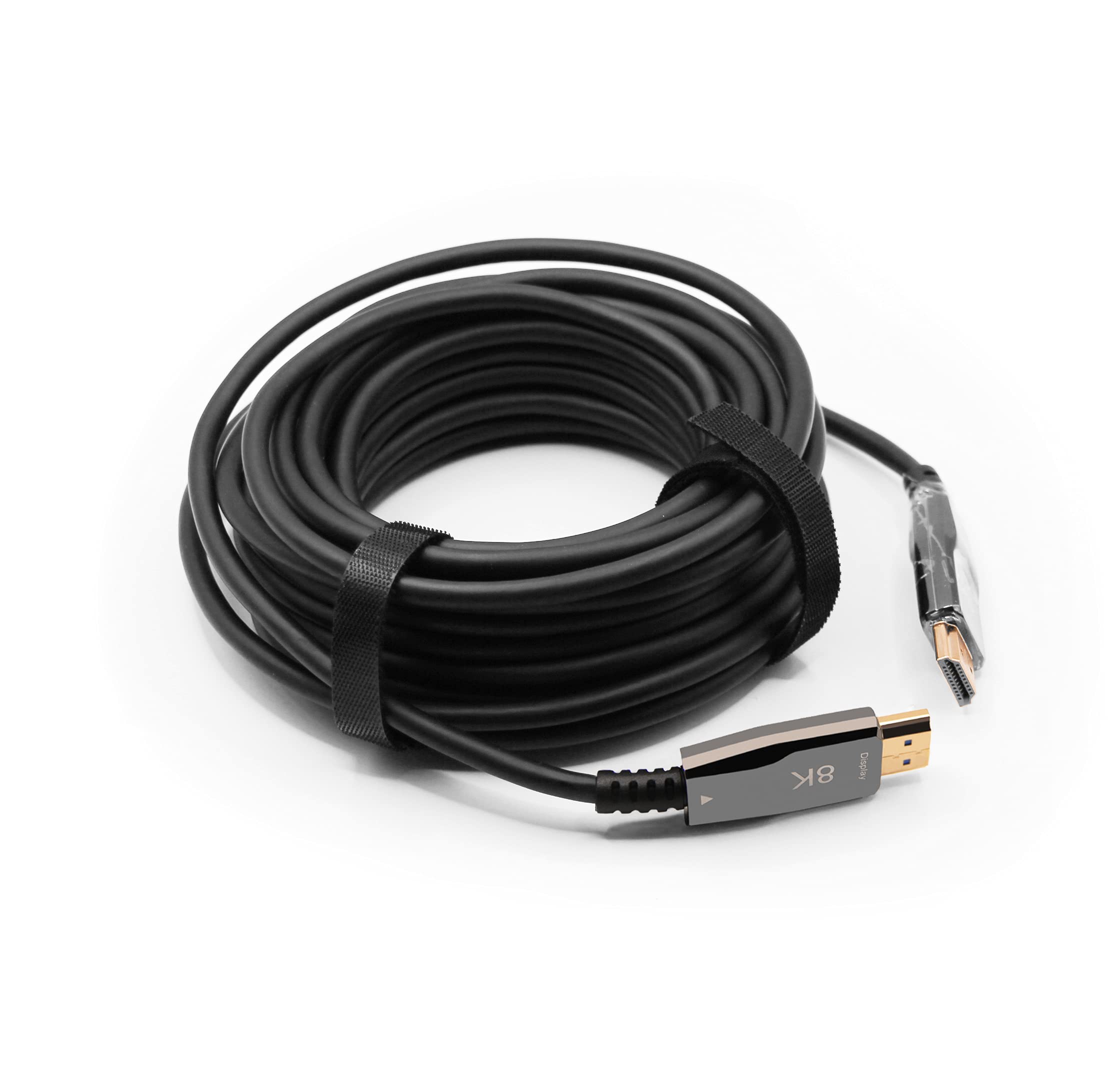 8K HDMI Cable 75ft - Ultra High Speed 48Gbps Fiber Optic Cable - 4K 120Hz, Dynamic HDR, HDCP 2.3 - Slim & Flexible CL3 Rated In-Wall Safe - Supports Dolby Vision & Atmos with Ethernet - Perfect for Home Theater, Gaming & Professional AV Setups