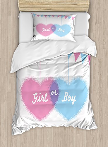 Pale Pink and Blue