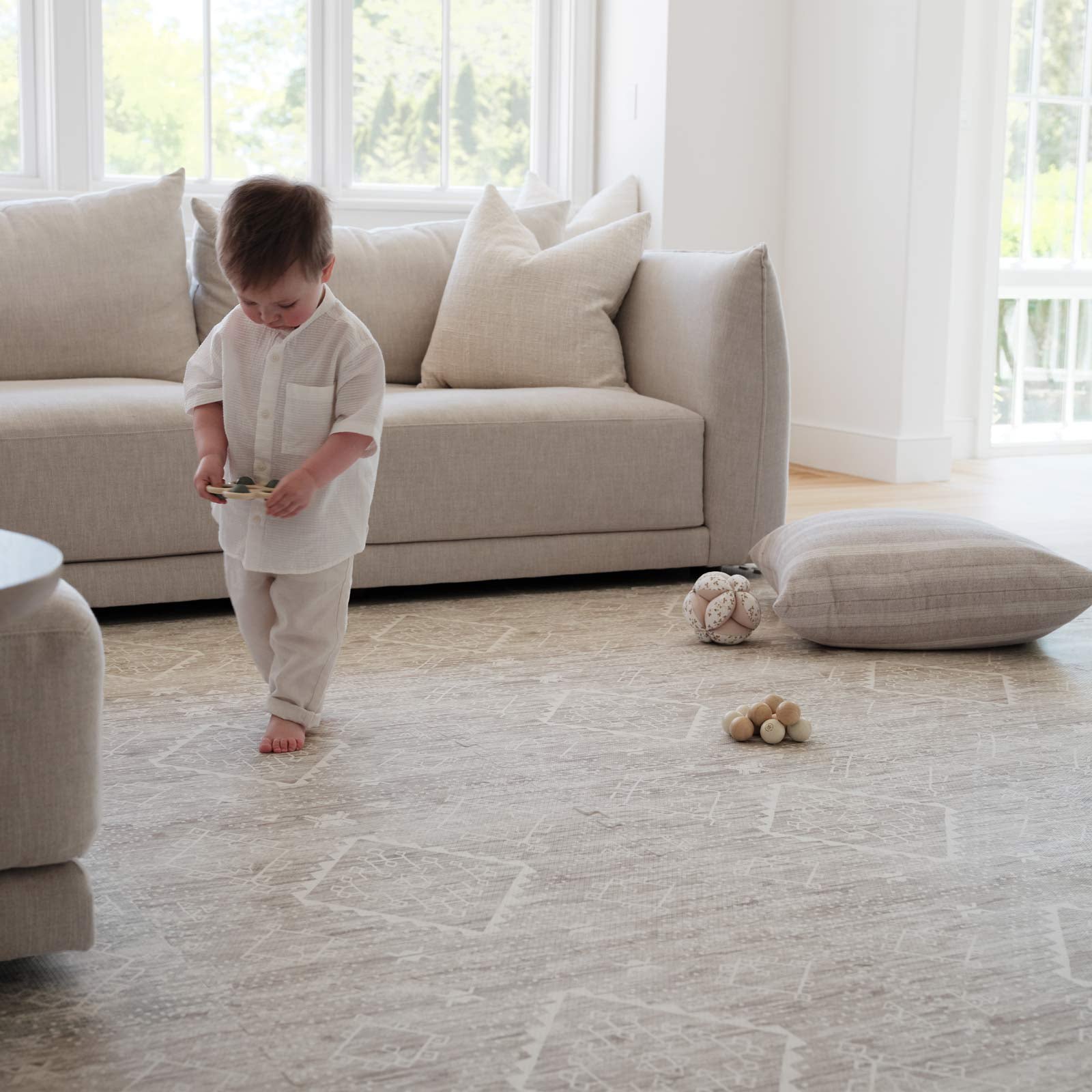 Little Nomad Play Mat | Non-Toxic Baby Play Mat for Crawling & Tummy Time | Soft & Safe Floor Mat for Nursery, Daycare & Home Play Areas