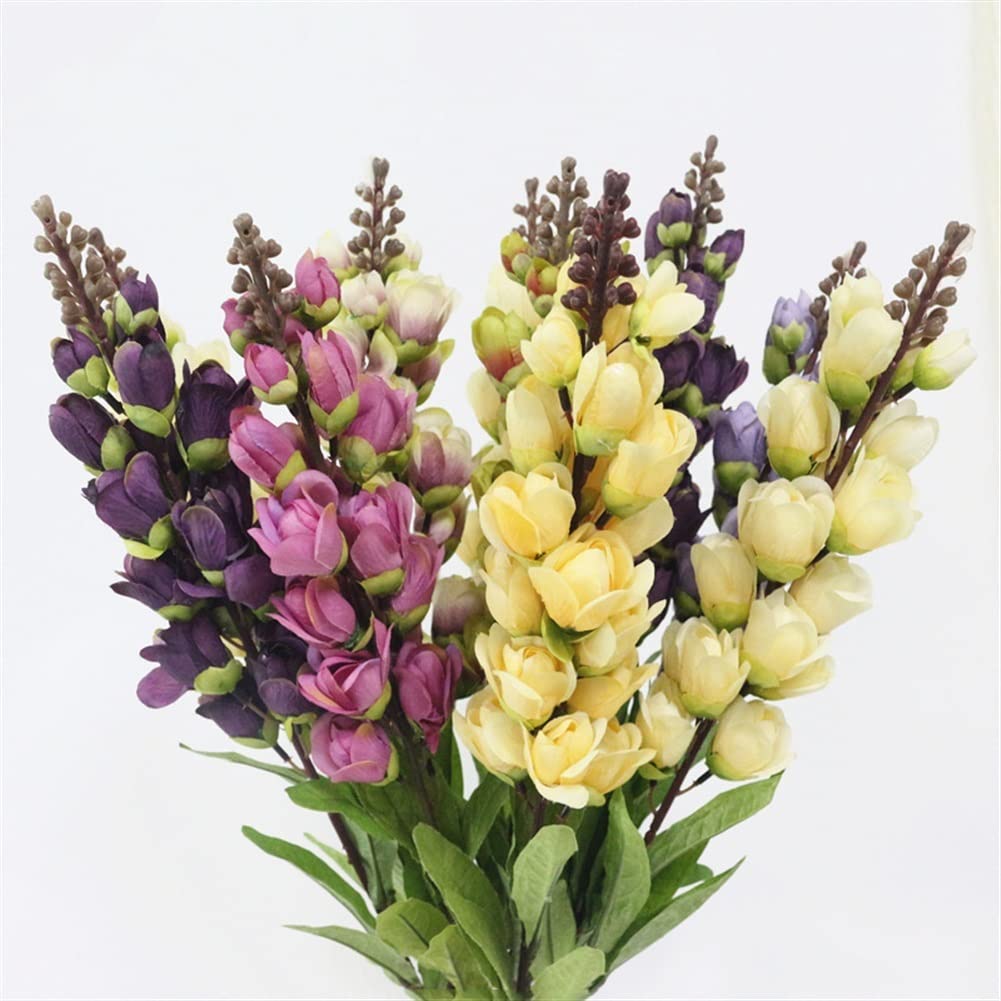 Artificial Silk Fake Flowers - Realistic Lily of The Valley Bouquet for Wedding, Party & Home Decor - Perfect for Living Room, Office & Event Centerpieces