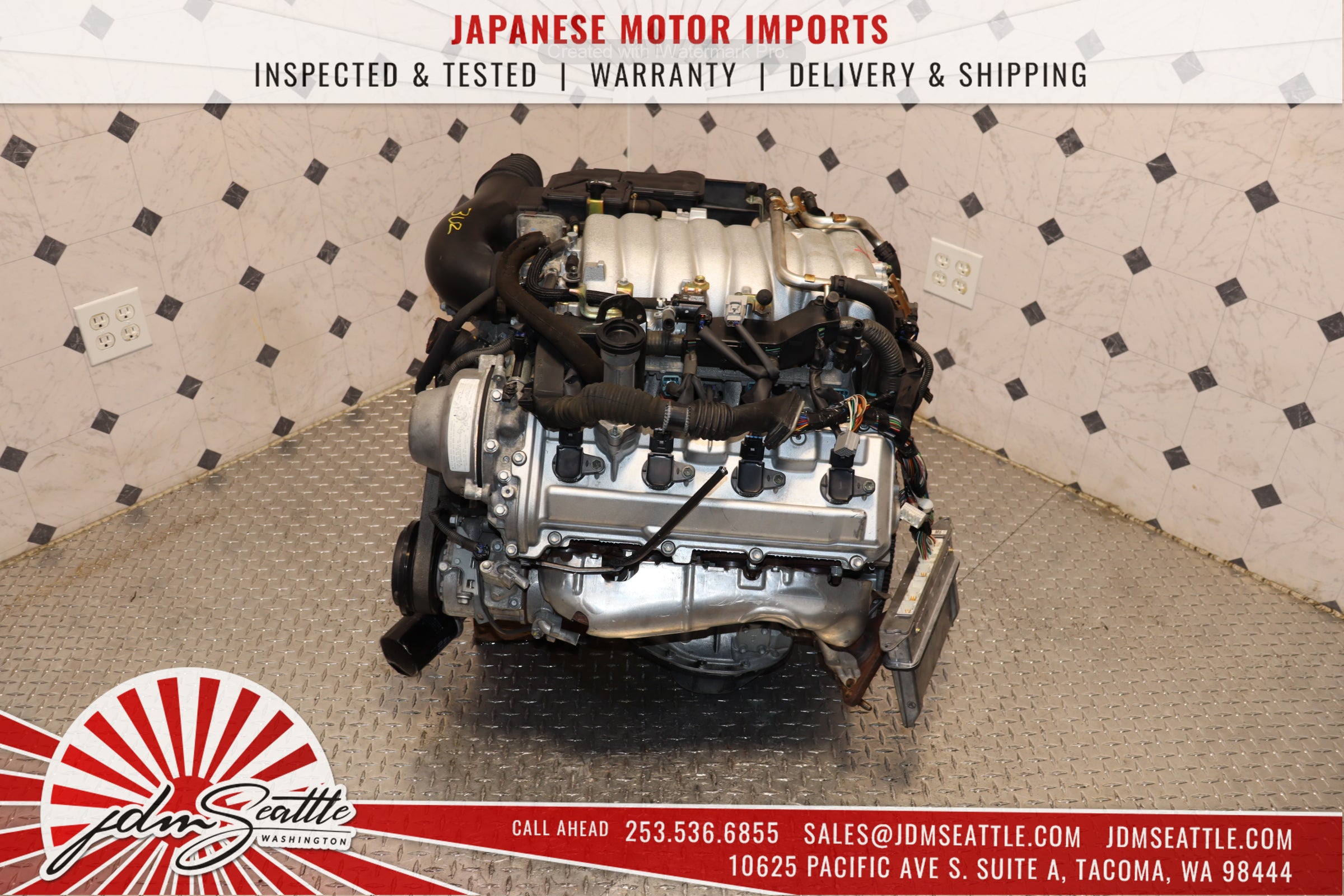 JDM 3UZ FE VVTi 4.3L V8 Engine for 2001-2005 Lexus LS430 GS430 SC430 RWD - High Performance Replacement Engine for Smooth Driving & Racing