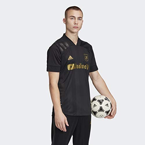 Adidas Los Angeles FC Home Authentic Soccer Jersey - Men's Small - Official MLS Jersey for Games & Fan Support