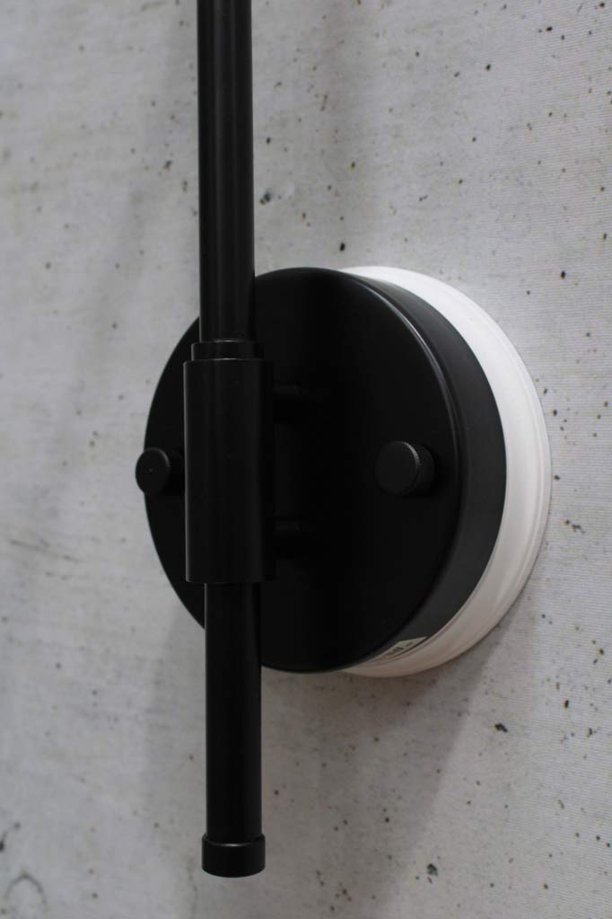 Swivel Arm Wall Light with Shepherd Hook - Adjustable B22 Base for Indoor/Outdoor Use - Perfect for Porch, Patio, and Garden Lighting