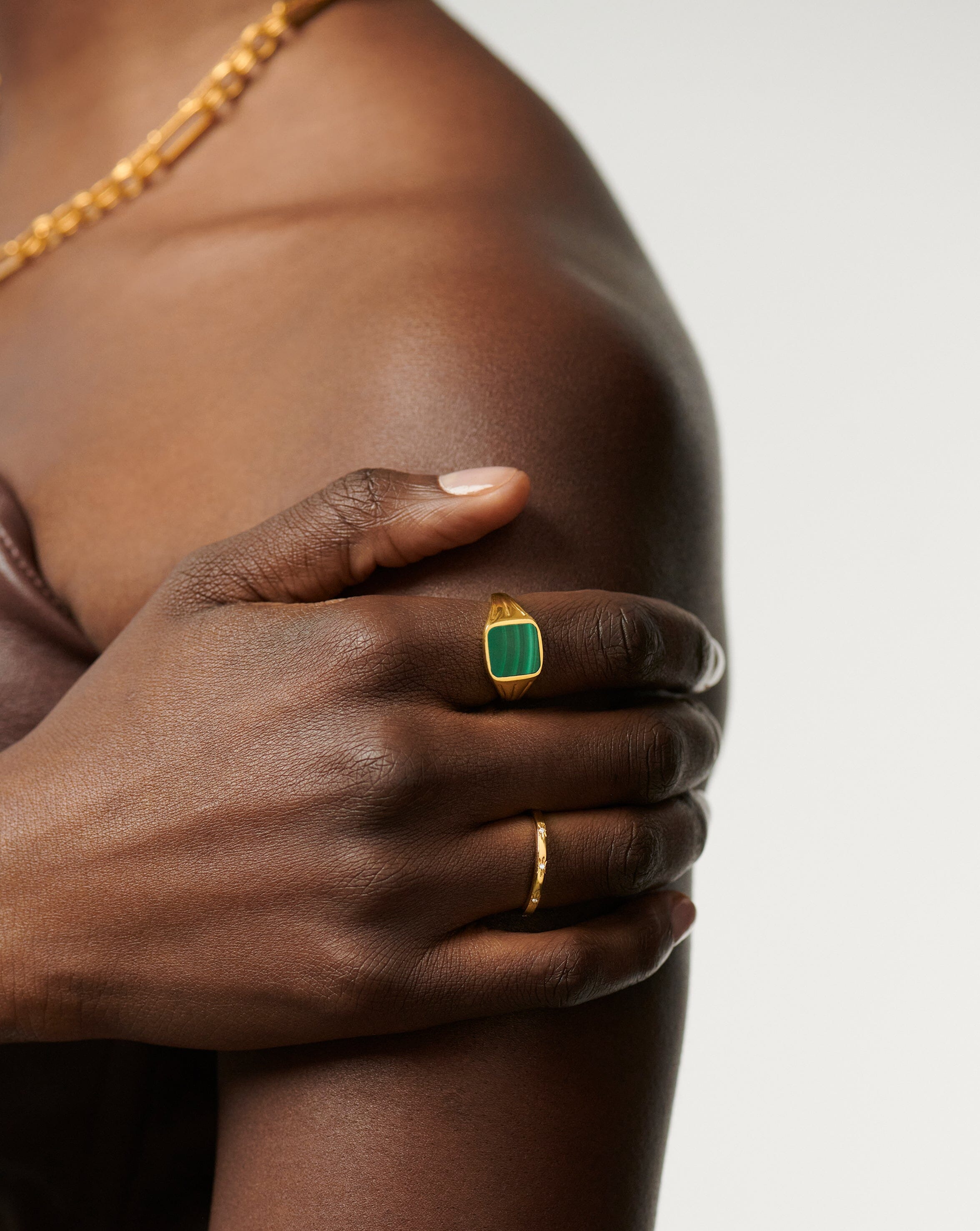 Interstellar Star Studded Stacking Ring | 18k Gold Vermeil Jewelry for Women - Perfect for Everyday Wear, Date Nights & Special Occasions
