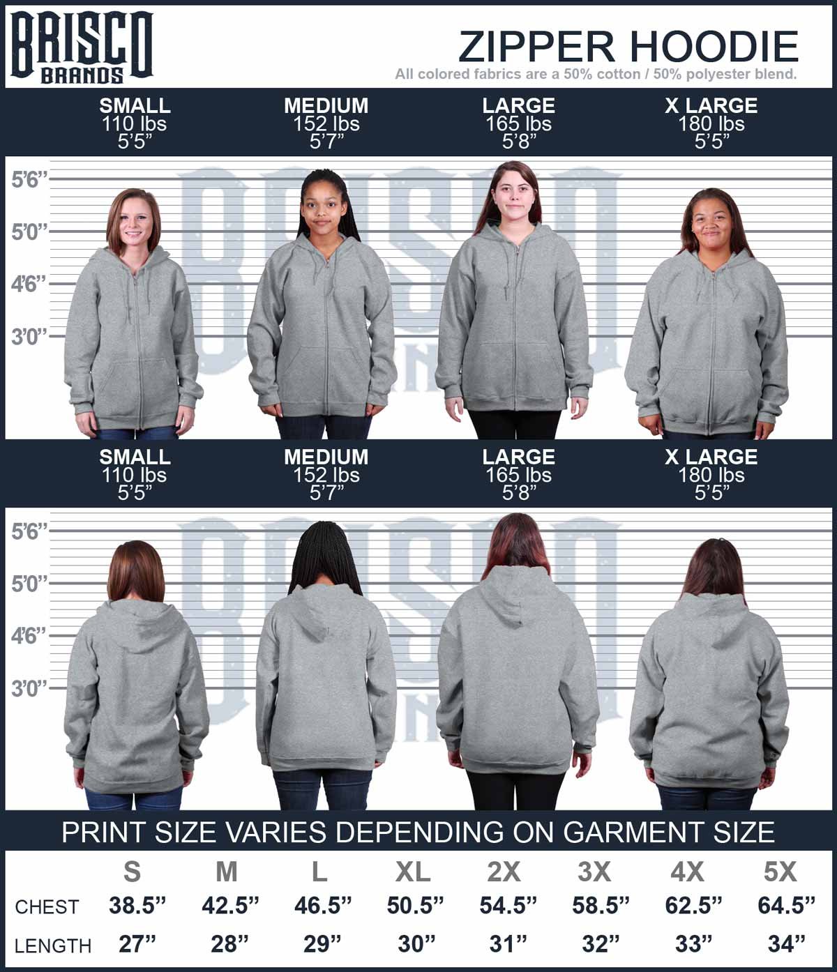 Brisco Brands Christian Zip Hoodie for Women - Inspirational Prayer Sweatshirt | Perfect for Church, Bible Study & Everyday Faith Wear