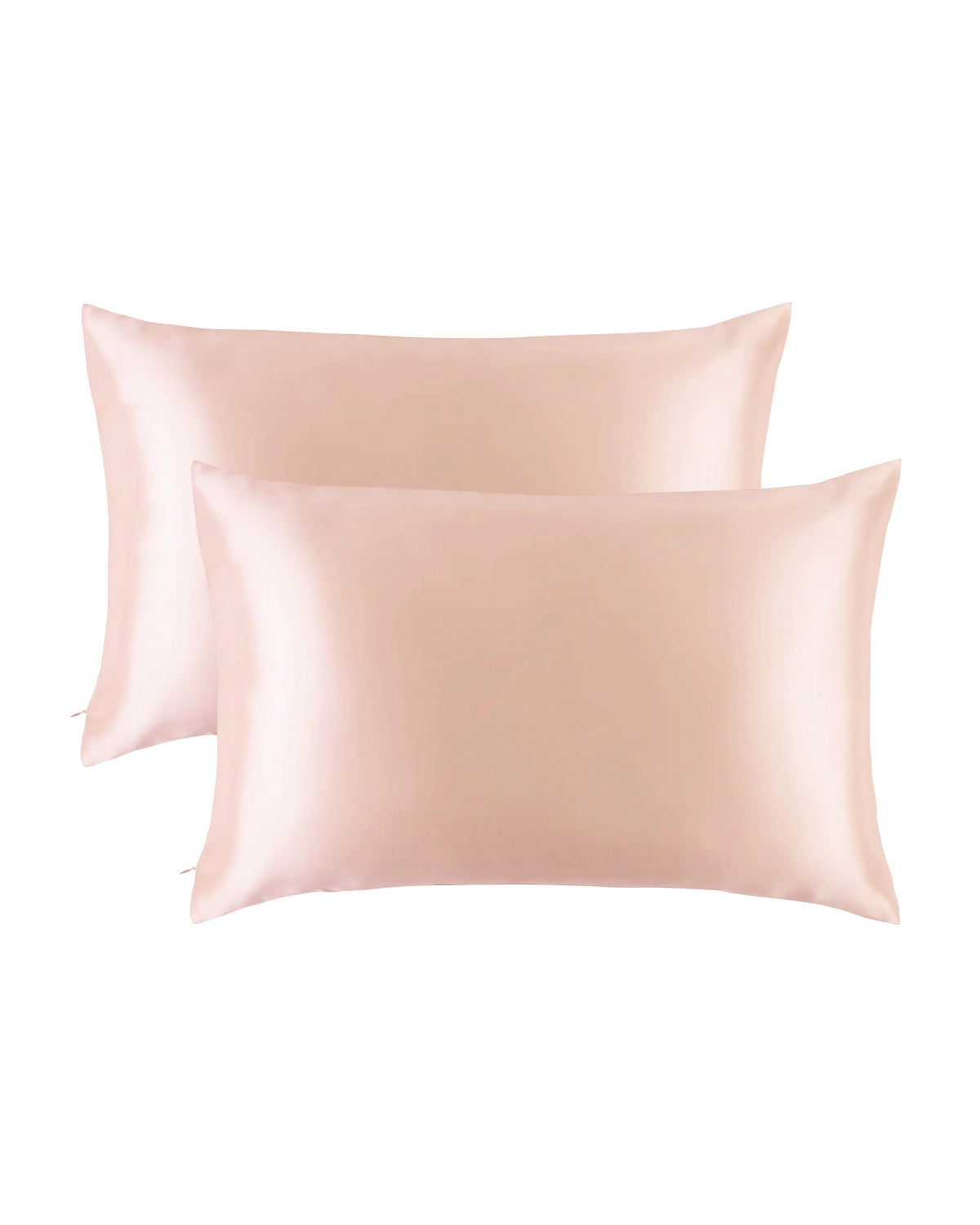 2PCS 19 Momme Silk Pillowcases with Hidden Zipper - Luxurious 100% Mulberry Silk for Better Sleep, Hypoallergenic & Temperature Regulating - Perfect for Bedroom, Hotel, or Gift
