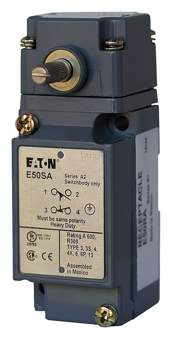 Cutler Hammer E50BR1 Side Rotary Limit Switch 2NO 2NC - Heavy Duty Industrial Control for Automation & Machinery Safety
