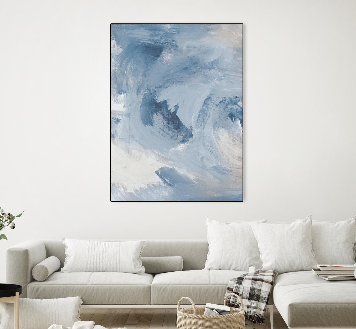 Blue Cloudy Dreams I - Soft & Comfortable Bedding Set for Cozy Nights | Perfect for Home Decor, Guest Rooms & Relaxation