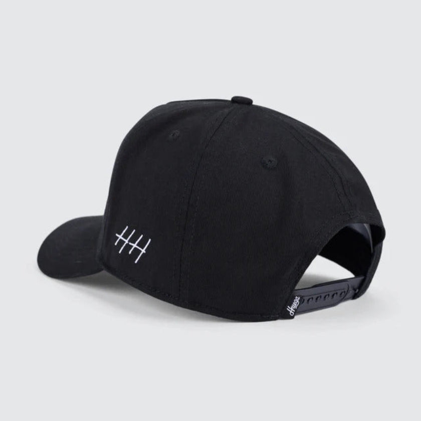 Huega House Legacy Snapback Hat - Black | Adjustable Dad Hat for Men & Women | Perfect for Casual Wear, Sports & Outdoor Activities