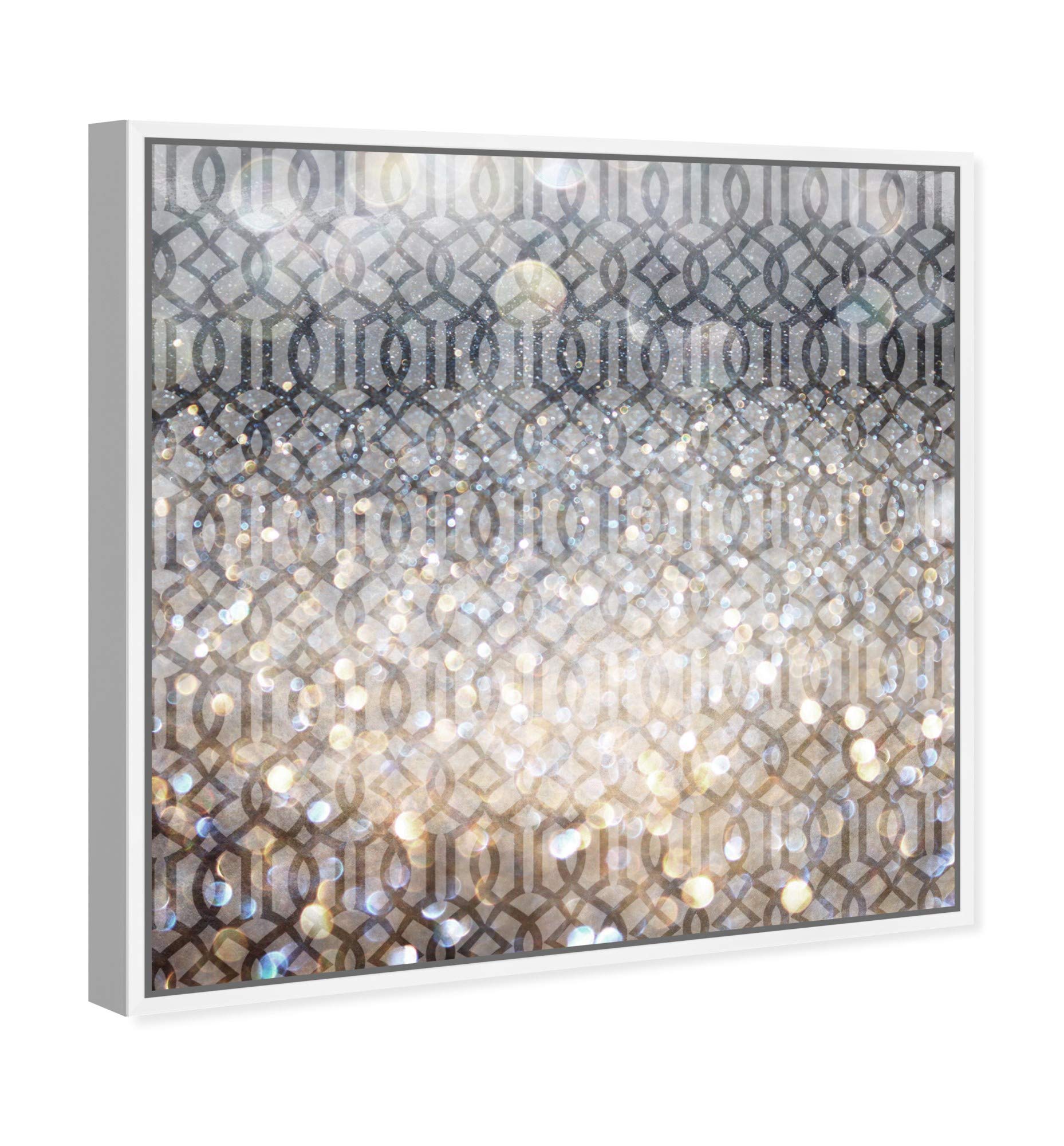 Abstract Framed Wall Art Canvas Prints - 'Floresque' Floral Patterns for Modern Home & Office Decor | Living Room, Bedroom, Dining Room Wall Decor