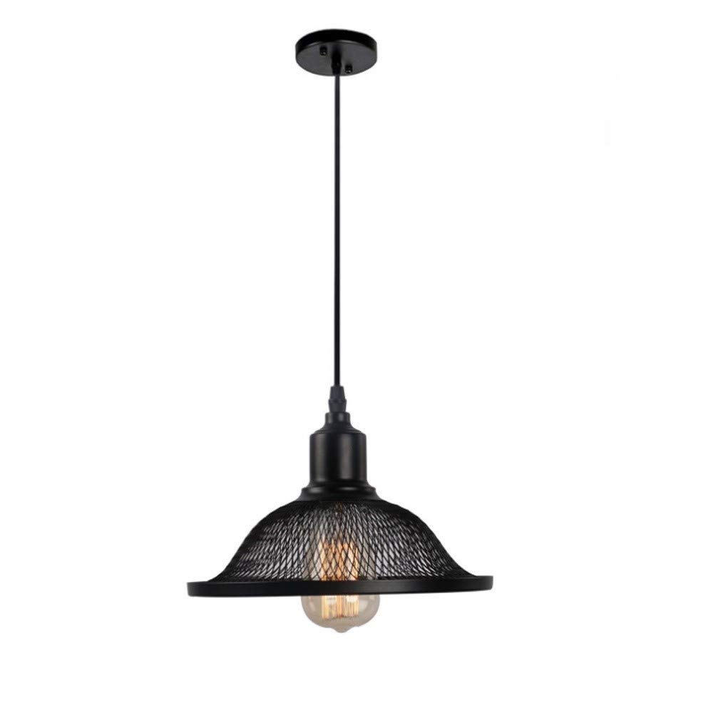 YXLMAONY Vintage Industrial Chandelier - Retro Cage Pendant Light with Metal Iron Lampshade, E27 Socket for Loft, Dining Room & Antique Decor | Energy Efficient Ceiling Lamp for Rustic, Farmhouse & Industrial Style Homes