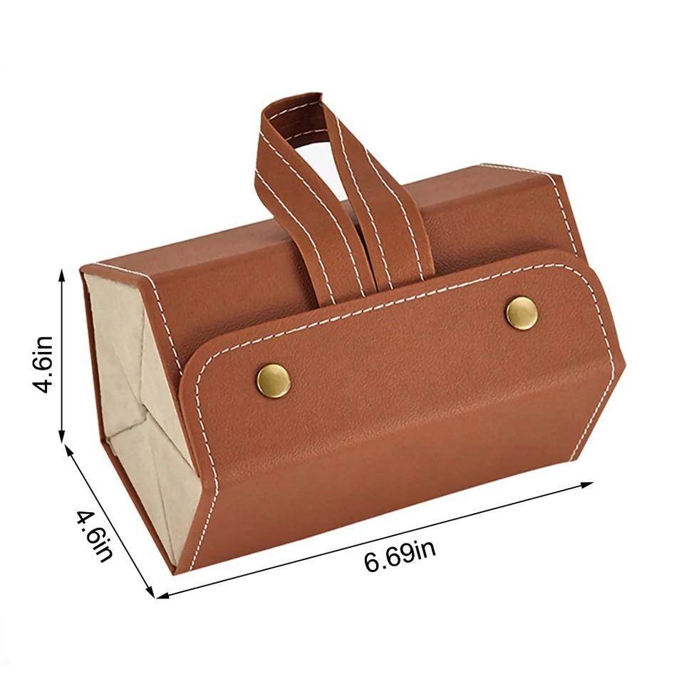 Bean Sunglass Organizer Case - Compact & Durable Eyewear Storage Pouch for Travel, Car, and Home Organization