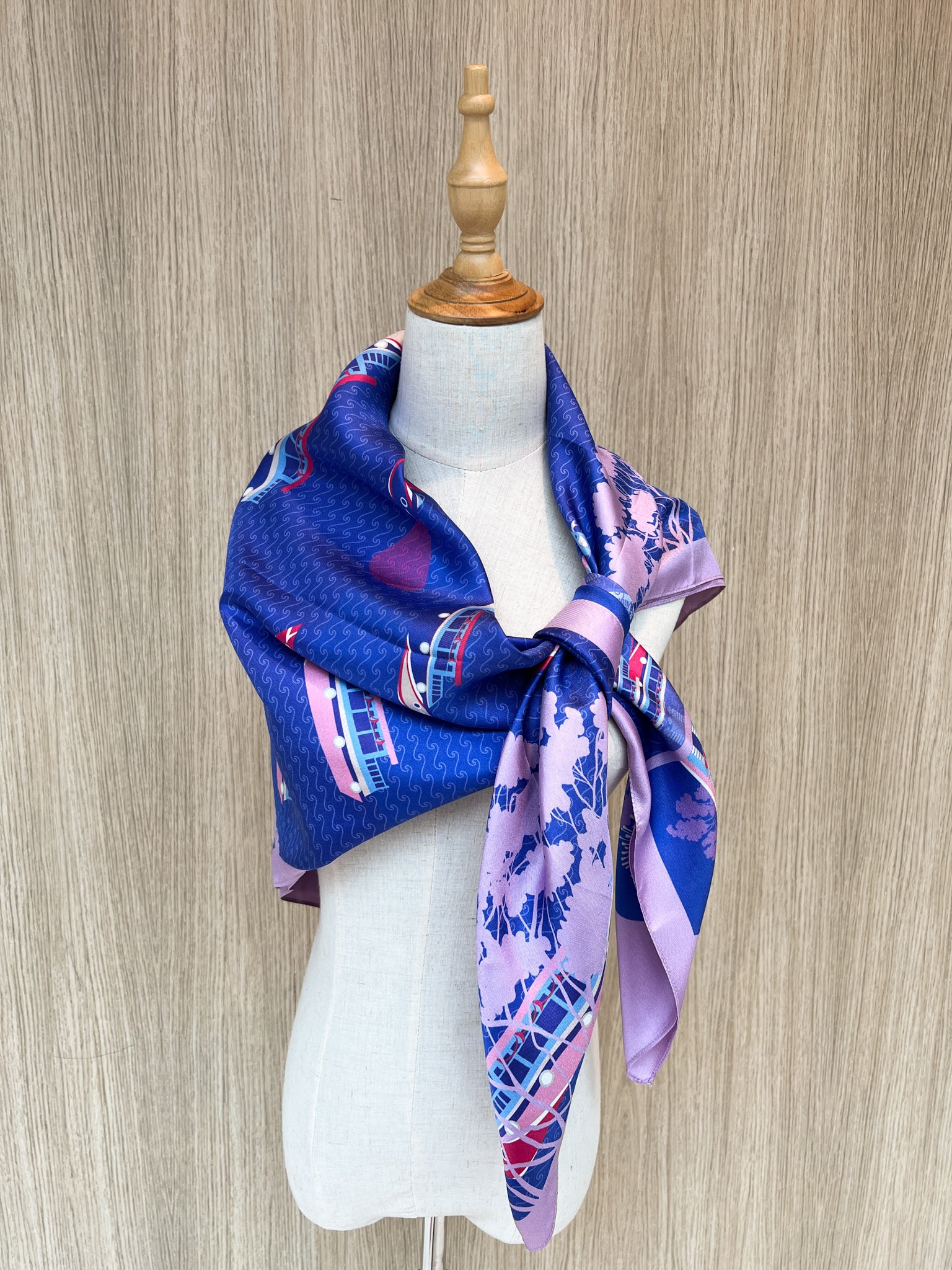 Luxury Singapore Quay Silk Scarf - Premium 100% Mulberry Silk Shawl for Women, Elegant Evening Wear & Travel Accessory - Perfect for Gifts, Weddings, and Special Occasions