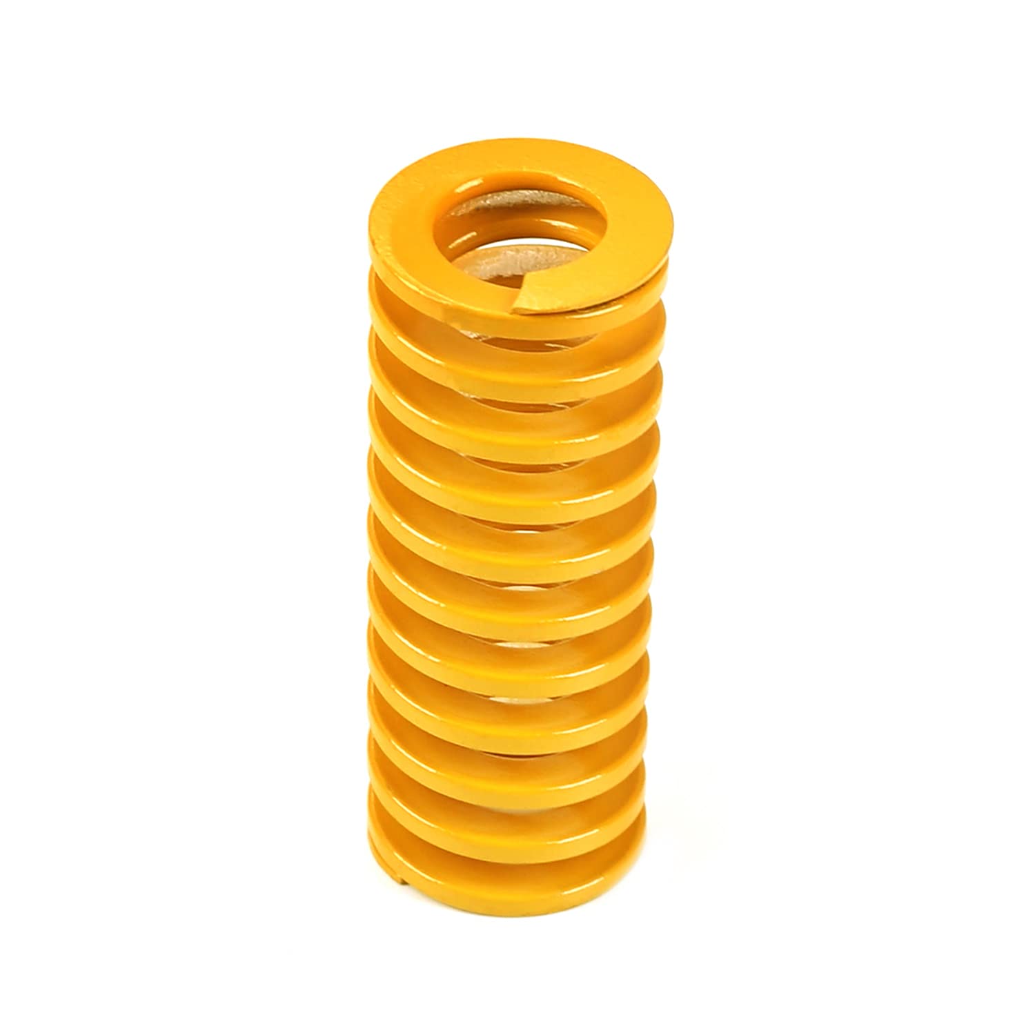 MroMax 3D Printer Die Spring 20mm OD x 50mm Length - Yellow Light Load Compression Spring for 3D Printer Bed Leveling | Compatible with Most 3D Printers | Perfect for DIY Printing, CNC Machines & Stamping Molds