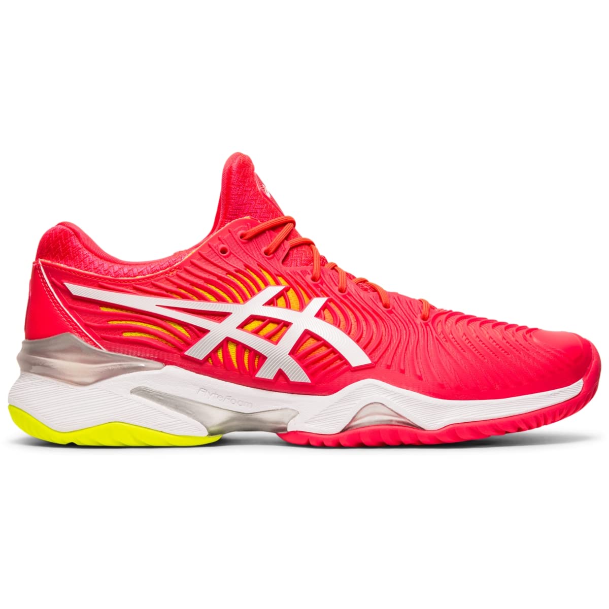 ASICS Women's Court FlyteFoam 2 Tennis Shoes - Lightweight & Supportive for Women's Tennis - Size 7.5 - Laser Pink/White - Perfect for Court Play, Training & Casual Wear