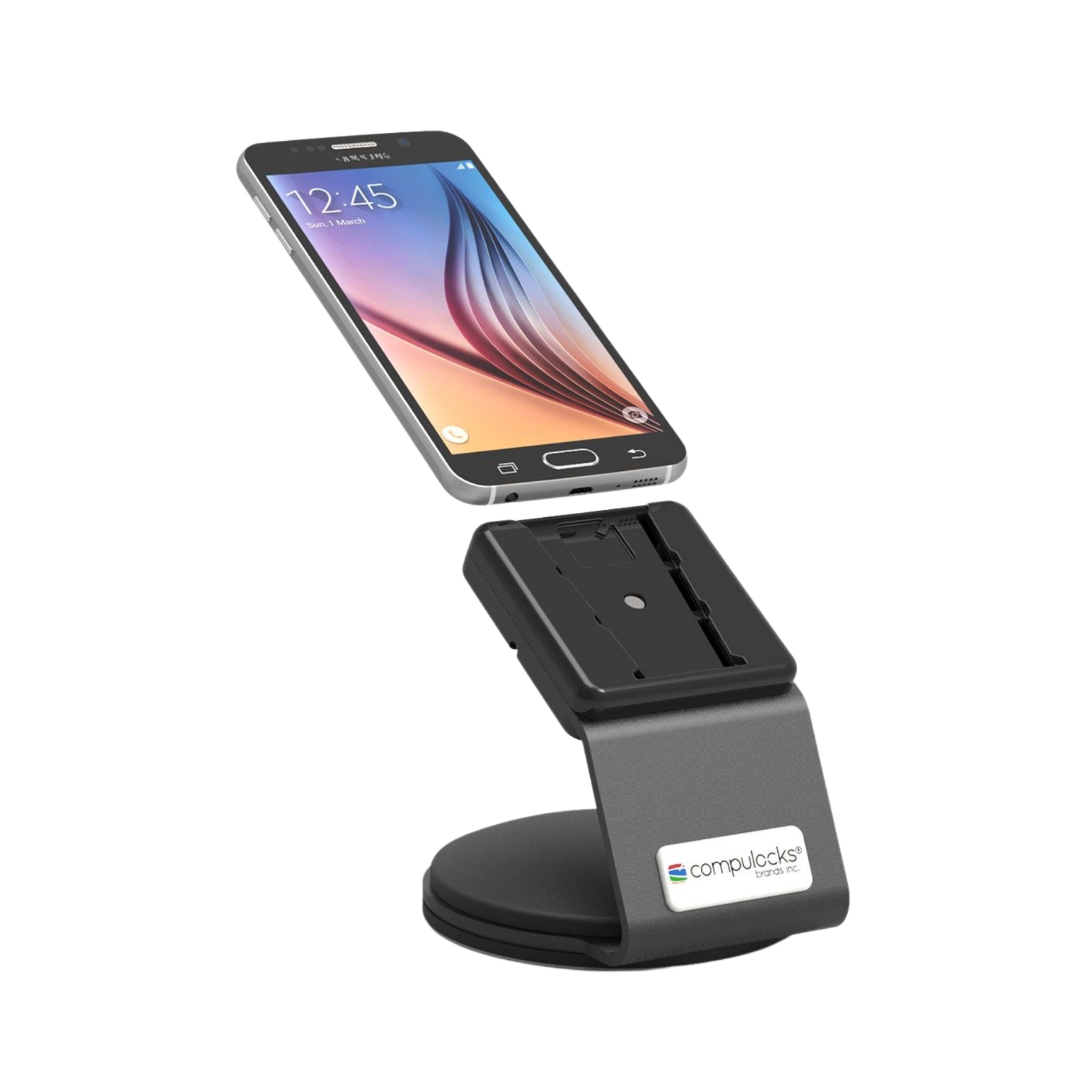 Compulocks Slidedock Universal Secure EMV Stand for Credit Card Readers - Durable & Anti-Theft Payment Terminal Holder for Retail, Restaurants & POS Systems
