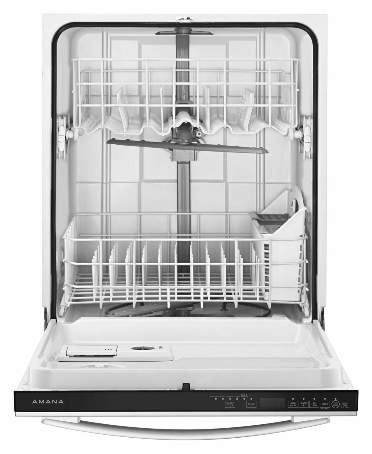 Amana ADB1500ADS Stainless Steel Dishwasher with Soilsense Cycle - Energy Efficient & Quiet for Large Families and Busy Kitchens