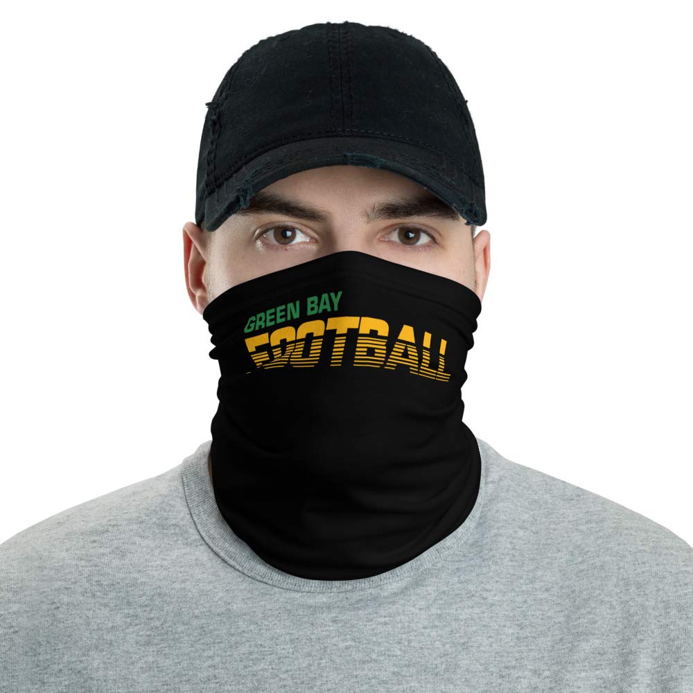 Green Bay Packers Fan Neck Gaiter - Adjustable Face Cover for Football Games, Tailgating & Outdoor Activities - Perfect NFL Gameday Gift for Men & Women