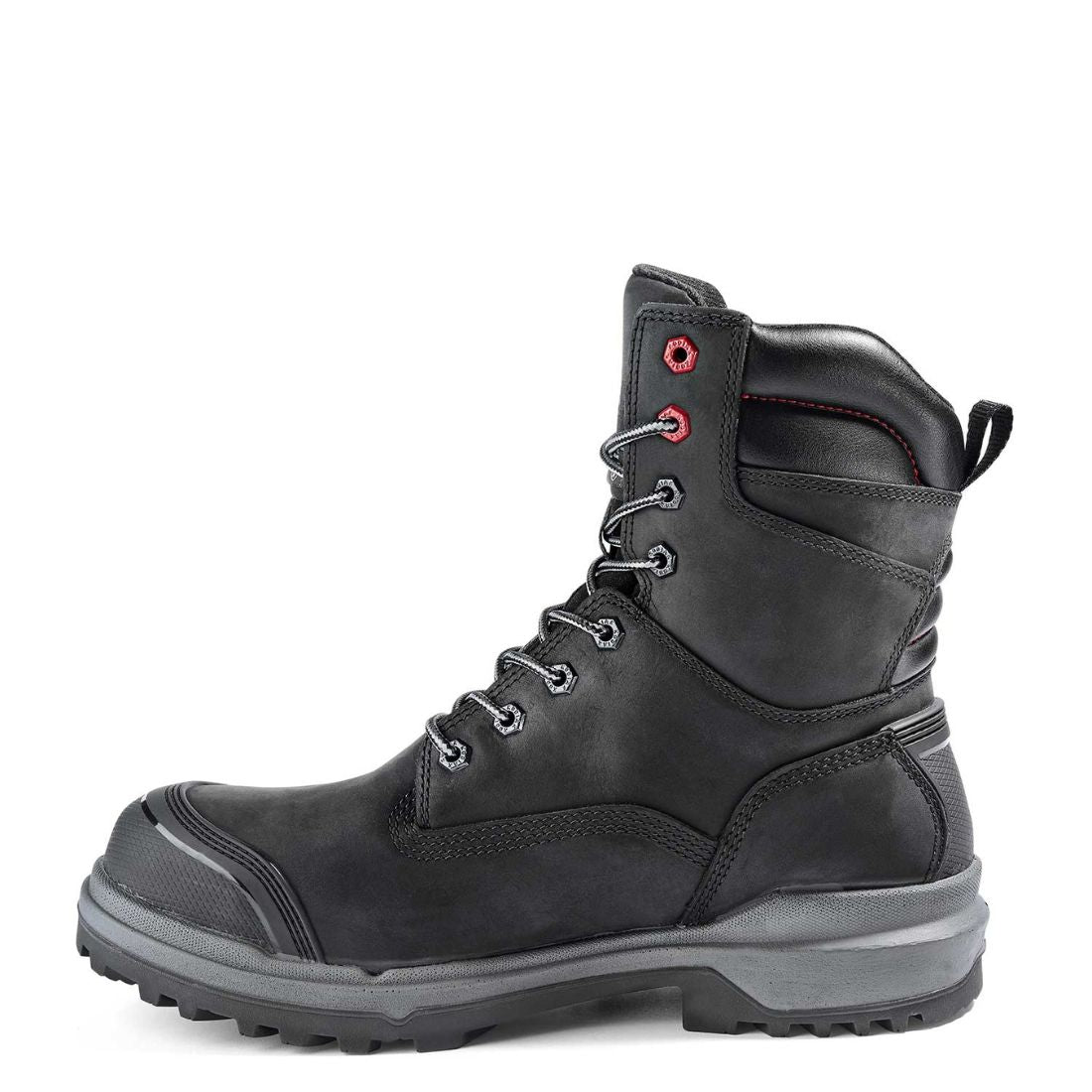 Kodiak Karluk Men's 8 Waterproof Composite Toe Work Boot 8379BK - Black Safety Shoes for Construction, Hiking & Outdoor Work